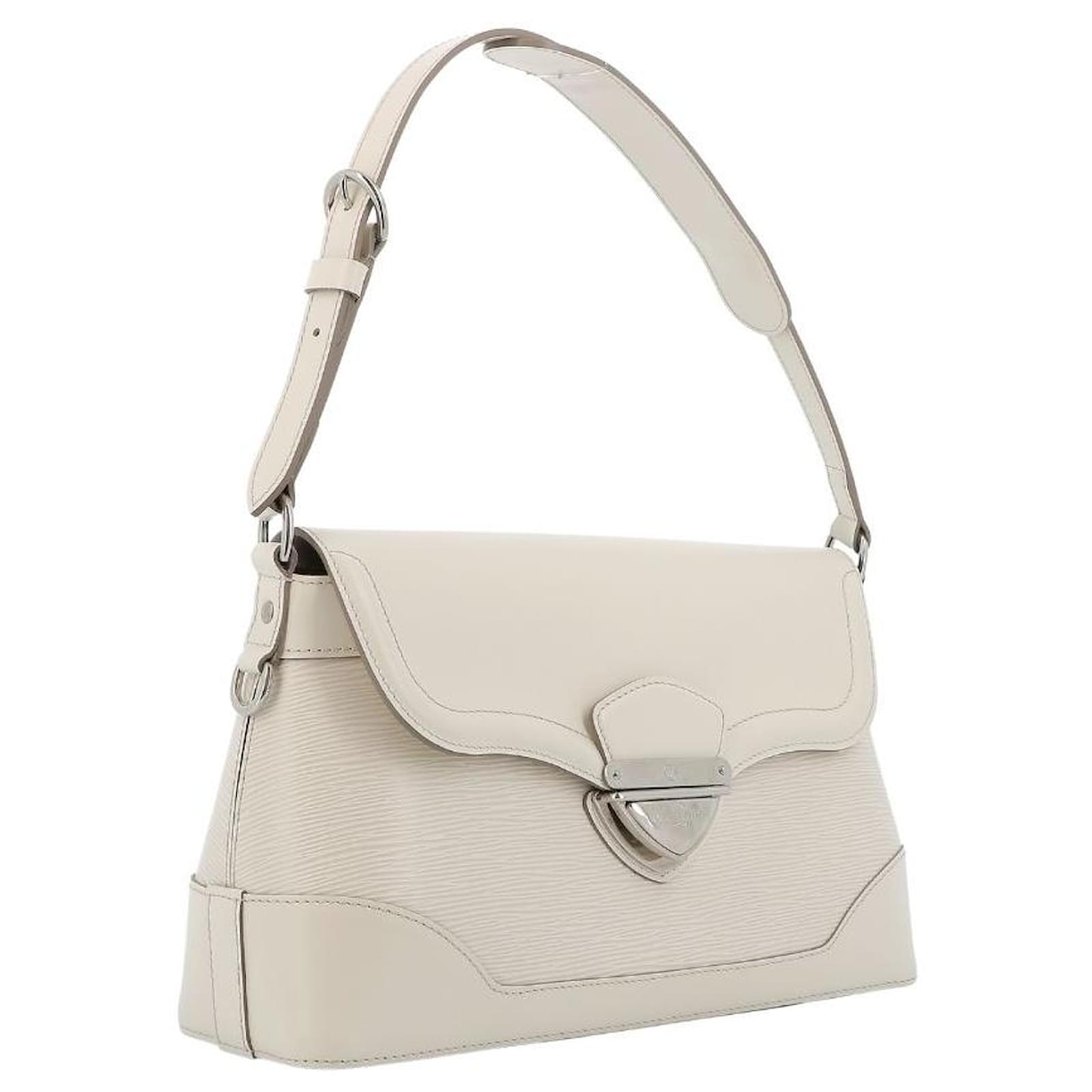 Bagatelle leather crossbody bag Louis Vuitton White in Leather - 17065503
