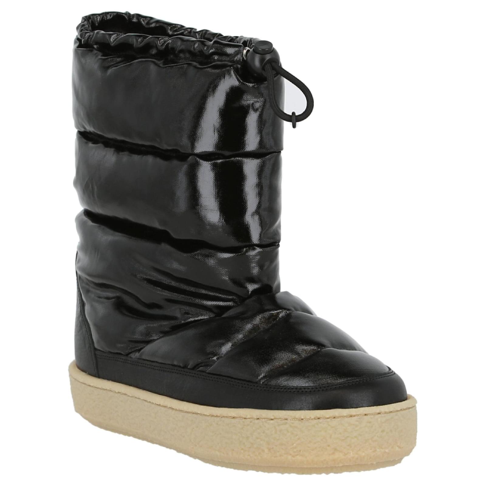 Isabel Marant Zerik Padded Snow Boots Black ref.628347 - Joli Closet