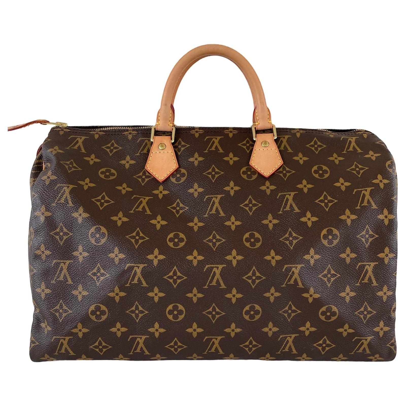 Speedy 40 Vintage bag in brown monogram canvas Louis Vuitton