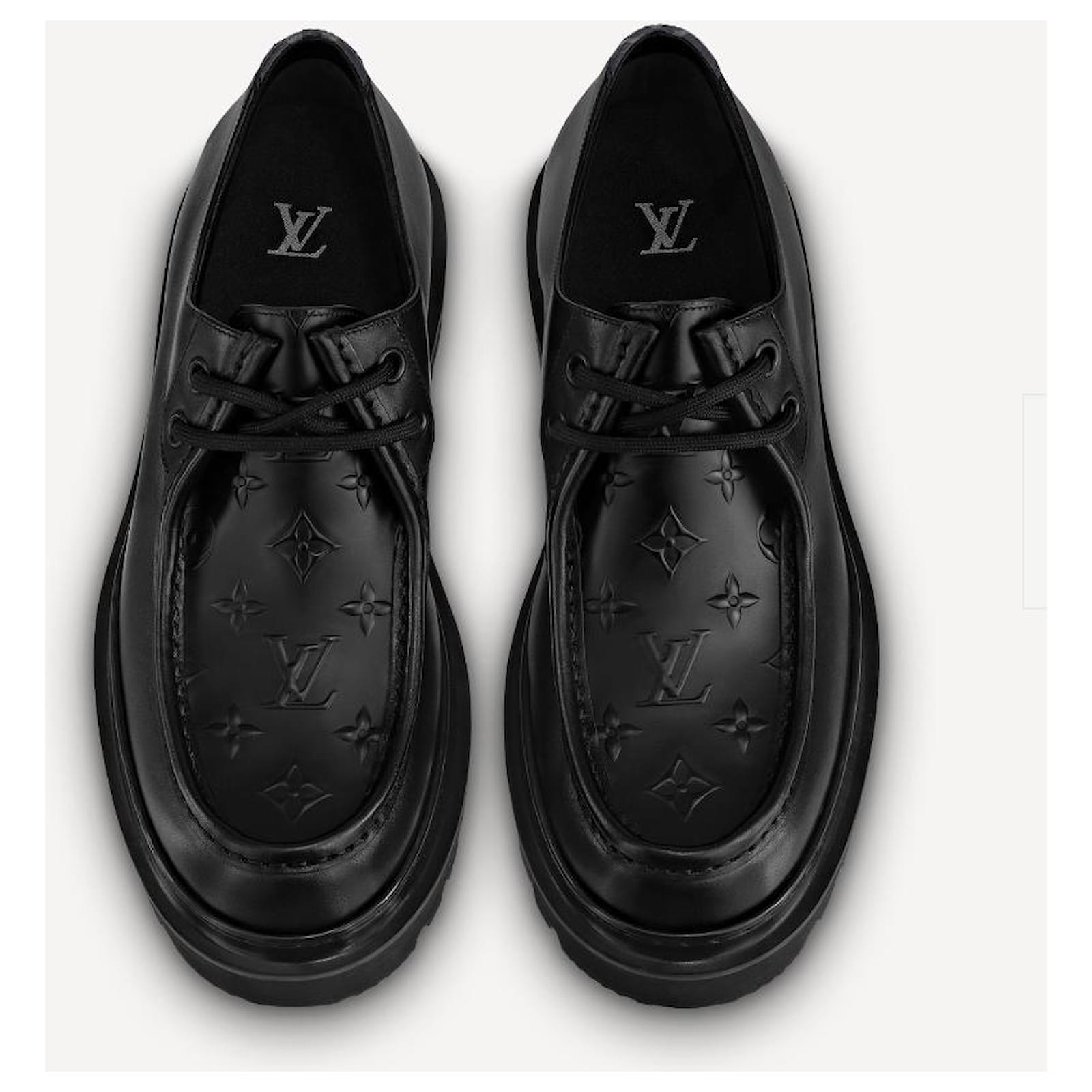 Louis Vuitton LV Derby Rangers Black Leather ref.628739 - Joli Closet