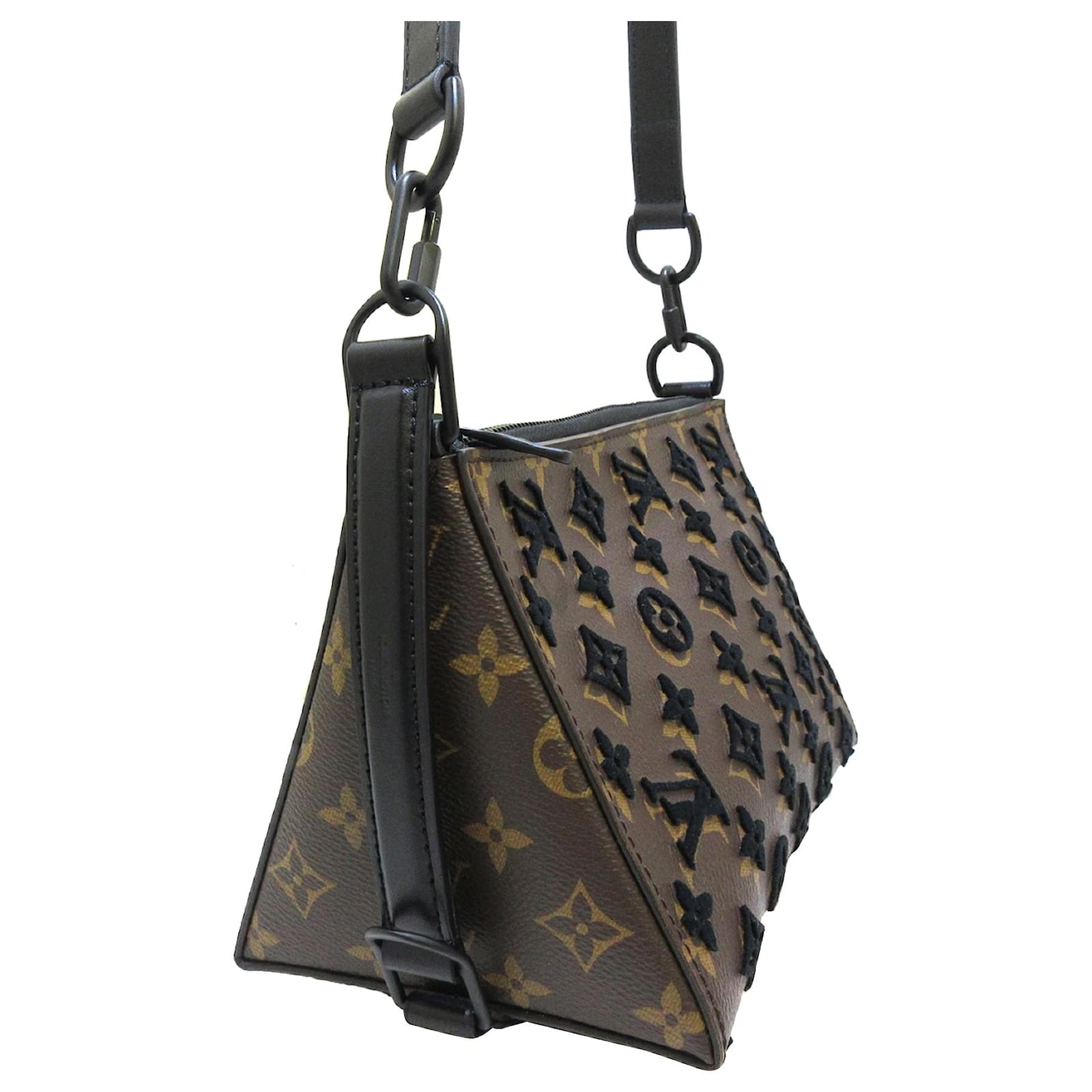 Louis Vuitton 2020 Tuffetage Monogram Triangle Messenger - Brown Crossbody  Bags, Handbags - LOU410171