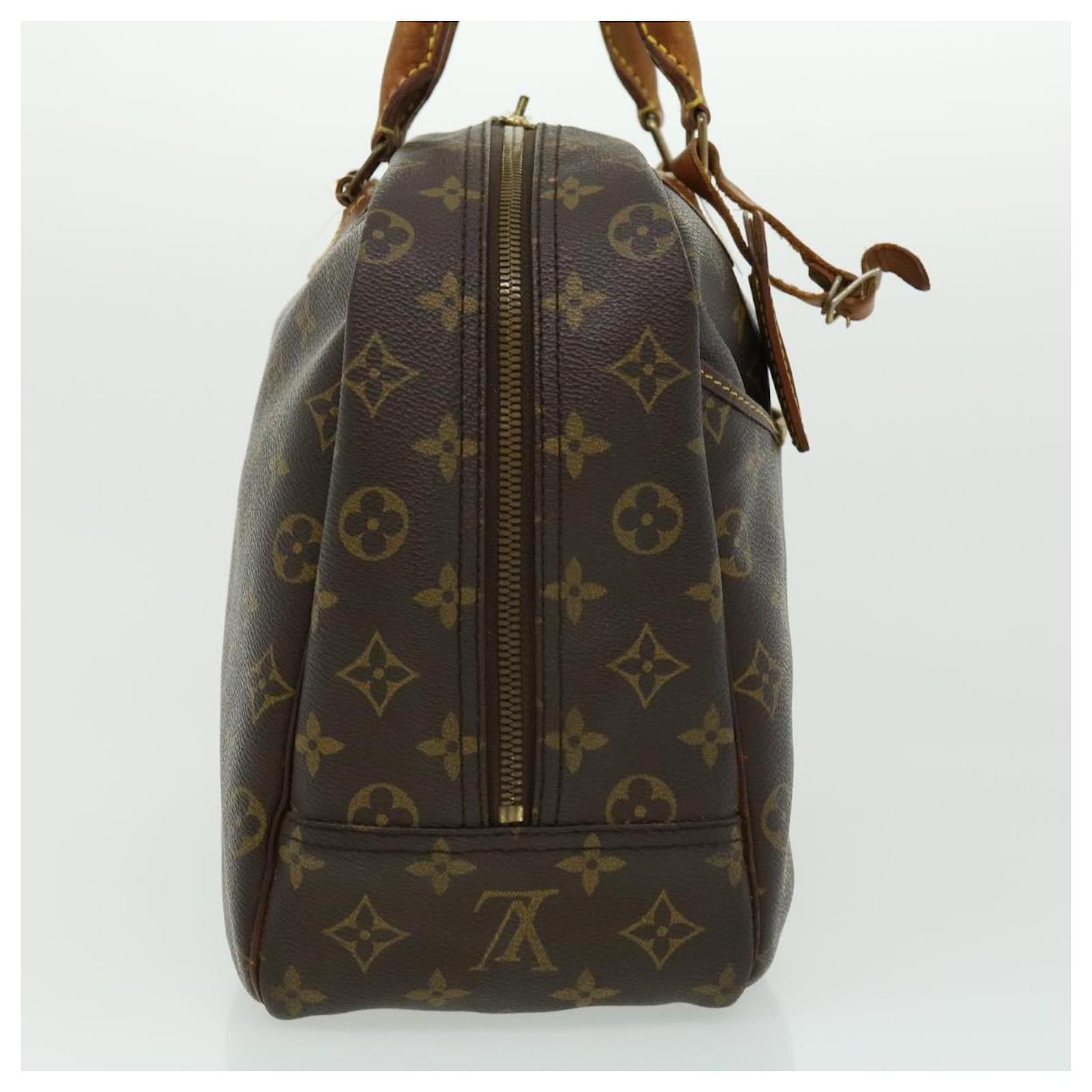 LOUIS VUITTON Monogram Deauville Hand Bag M47270 LV Auth rz432