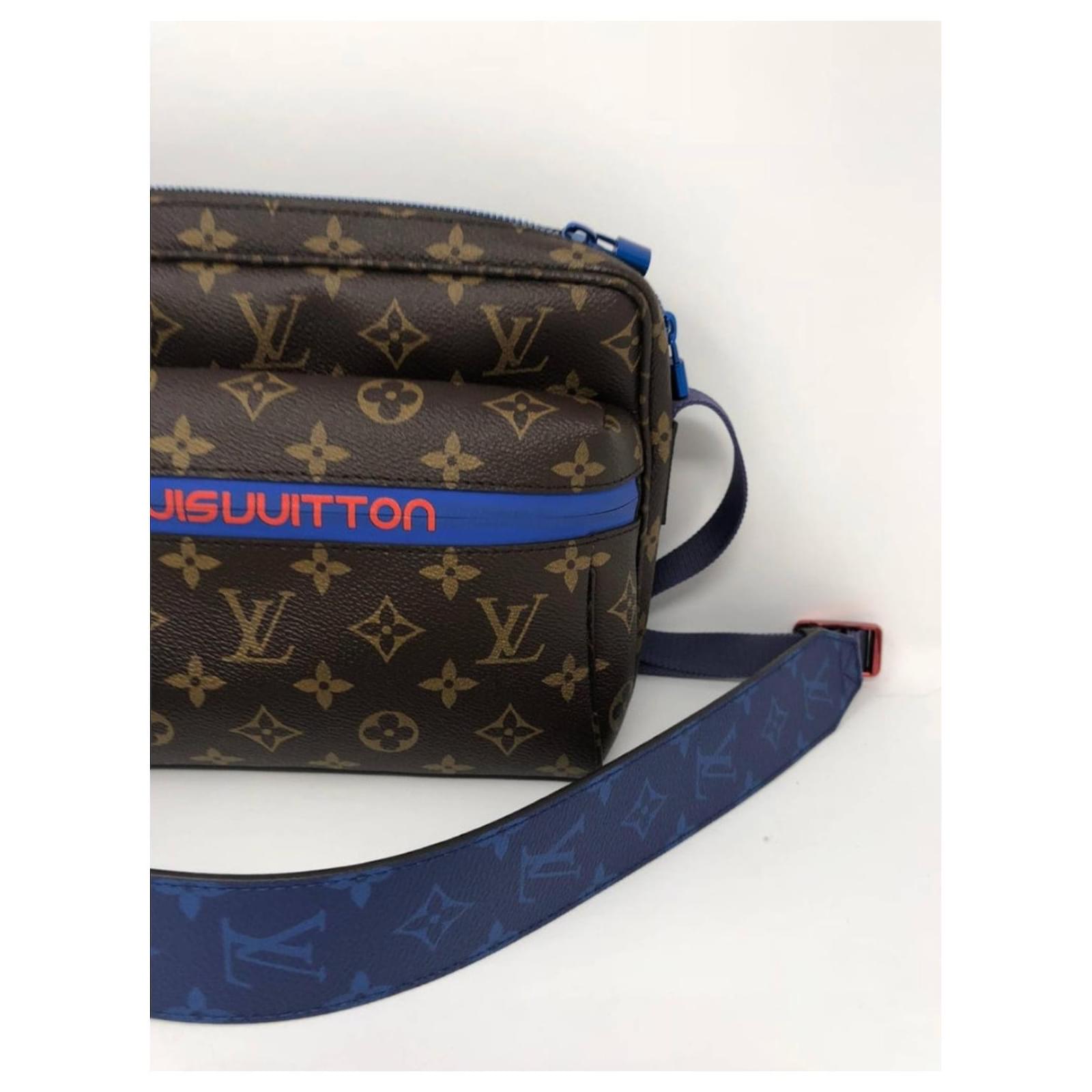 Louis Vuitton Messenger Monogram Outdoor PM Brown Blue