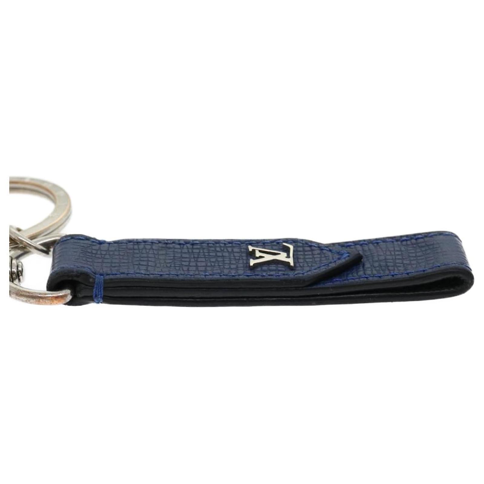 LOUIS VUITTON Porte Cles Dragonne Key Holder Blue M61710 LV Auth 31012  Leather ref.629561 - Joli Closet