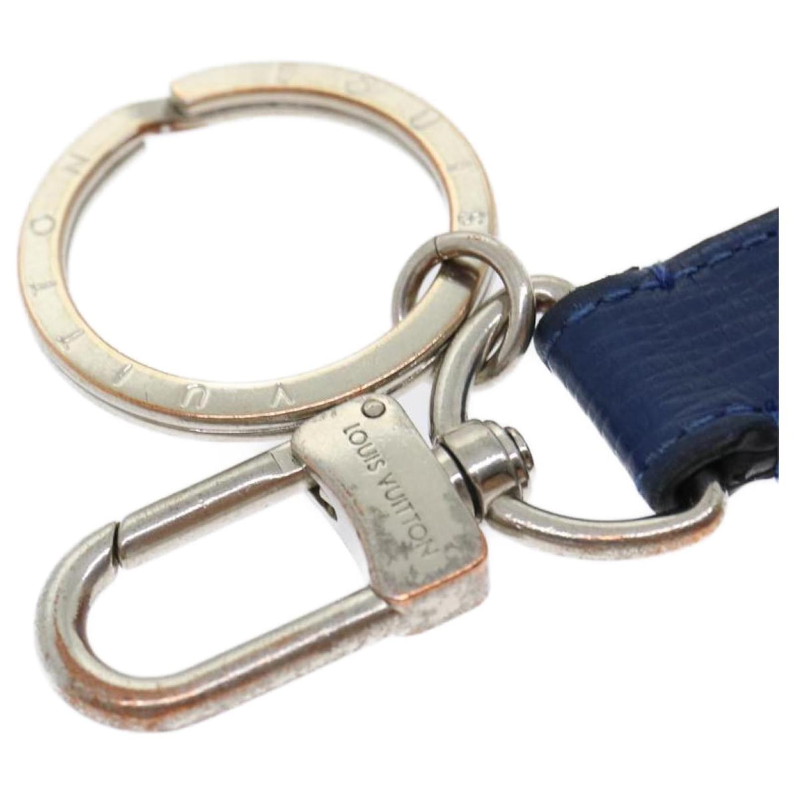 LOUIS VUITTON Porte Cles Dragonne Key Holder Blue M61710 LV Auth 31012  Leather ref.629561 - Joli Closet