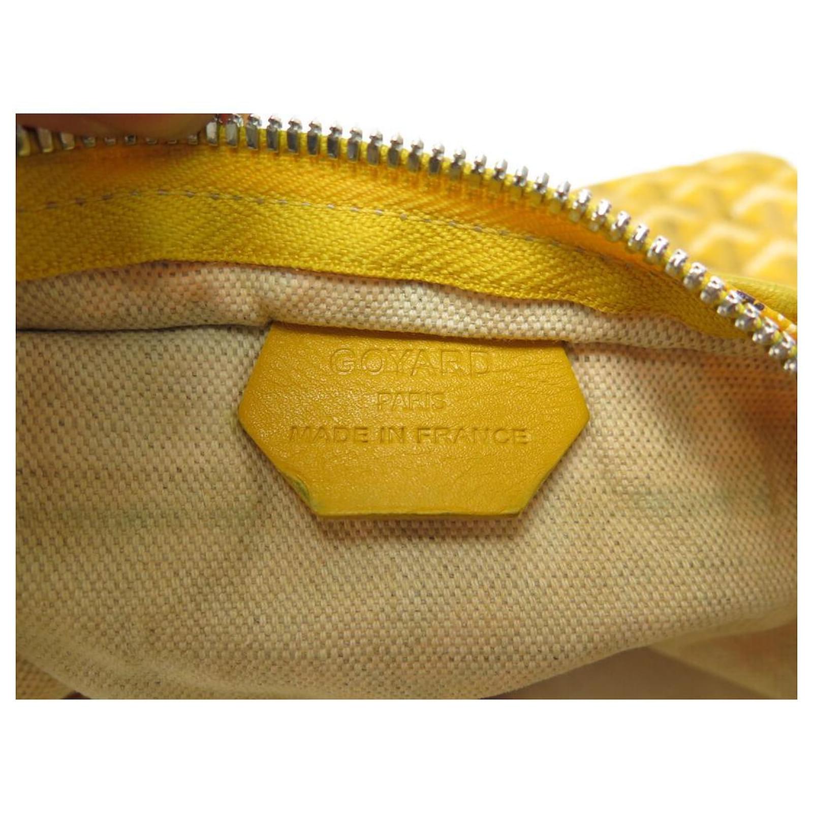 GOYARD FIDJI PERSONALIZED YELLOW CANVAS STAR BAG CANVAS STAR BAG Cloth  ref.629826 - Joli Closet