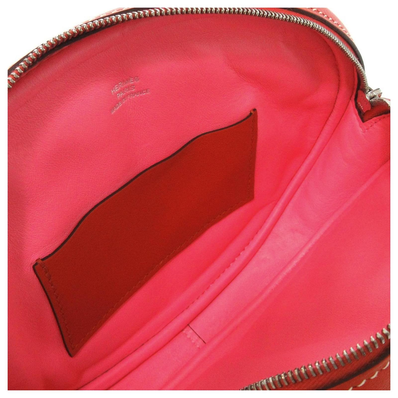 Hermès Hermes Red In The Loop Leather Belt Bag ref.630034 - Joli Closet