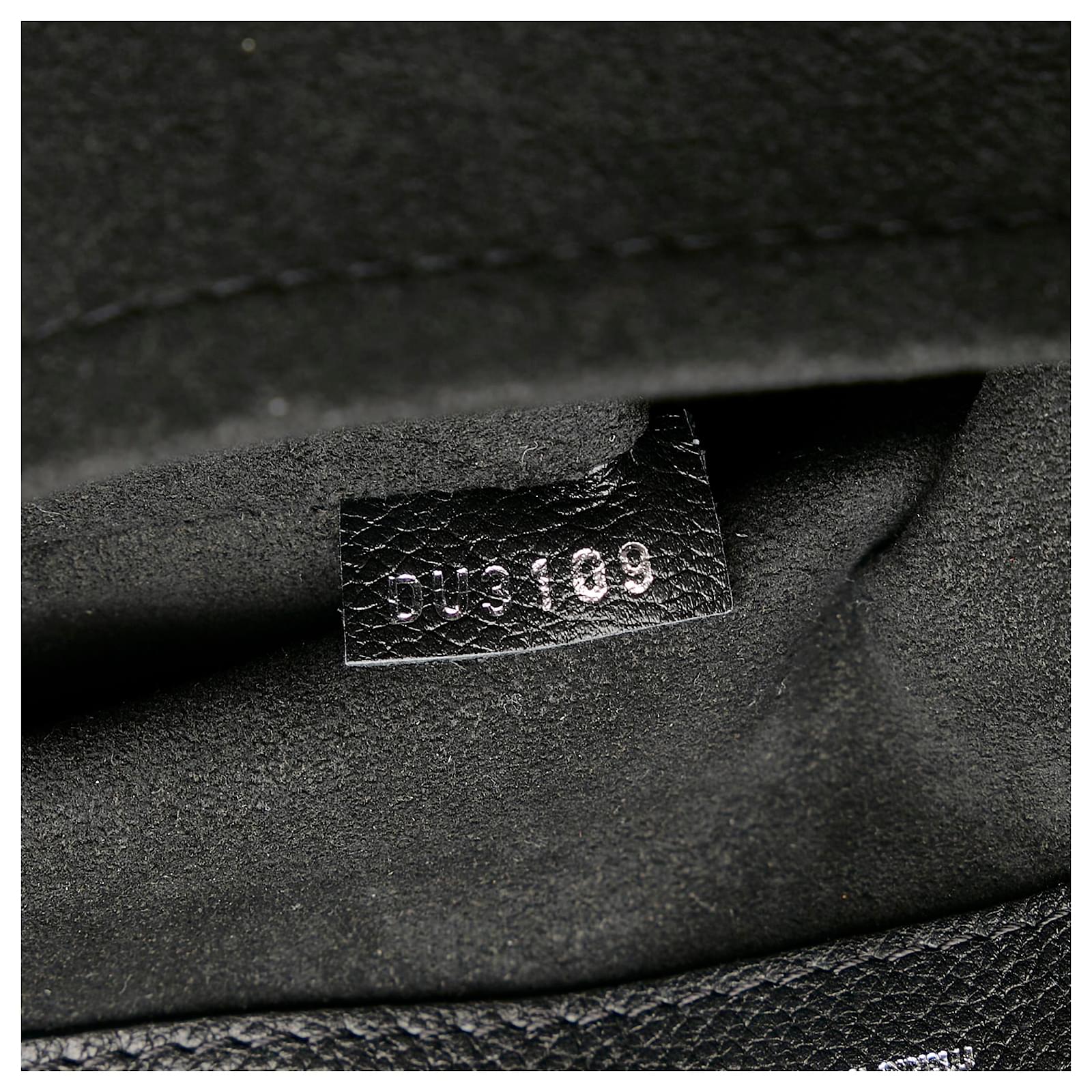 Mochila negra LockMe de Louis Vuitton Negro Cuero Becerro ref