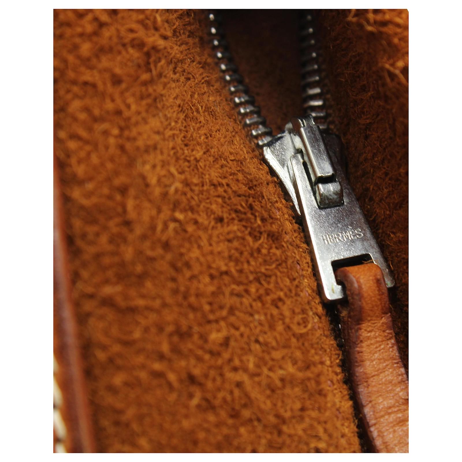 Hermès Hermes Belt Waist Bag in Brown Suede ref.630164 - Joli Closet