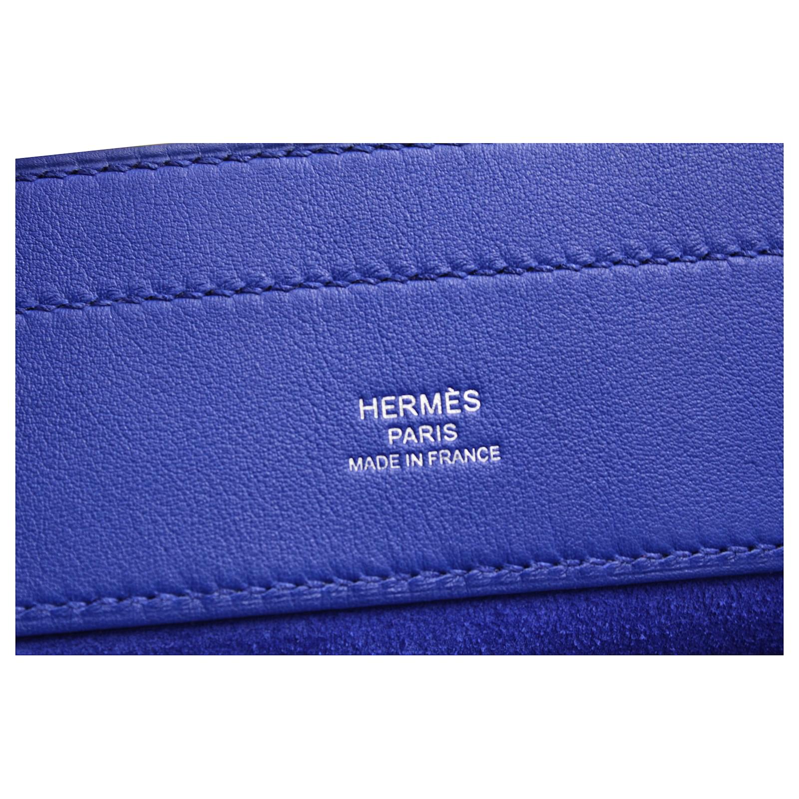 Hermès Hermes Aline Crossbody Bag in Blue Leather ref.630398 - Joli Closet