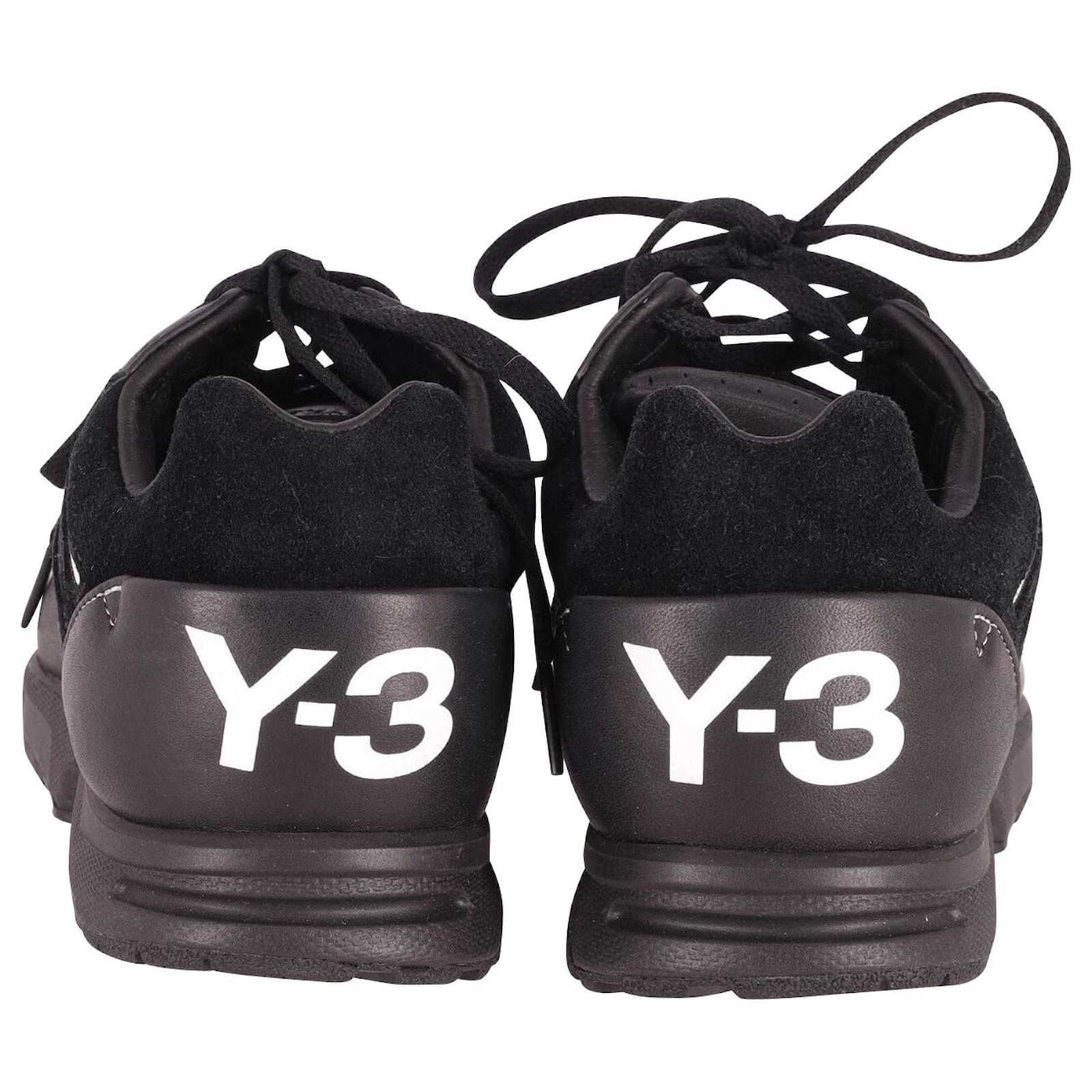 Autre Marque Y-3 x Adidas Yohji Yamamoto ZX Run Sneakers in Black 