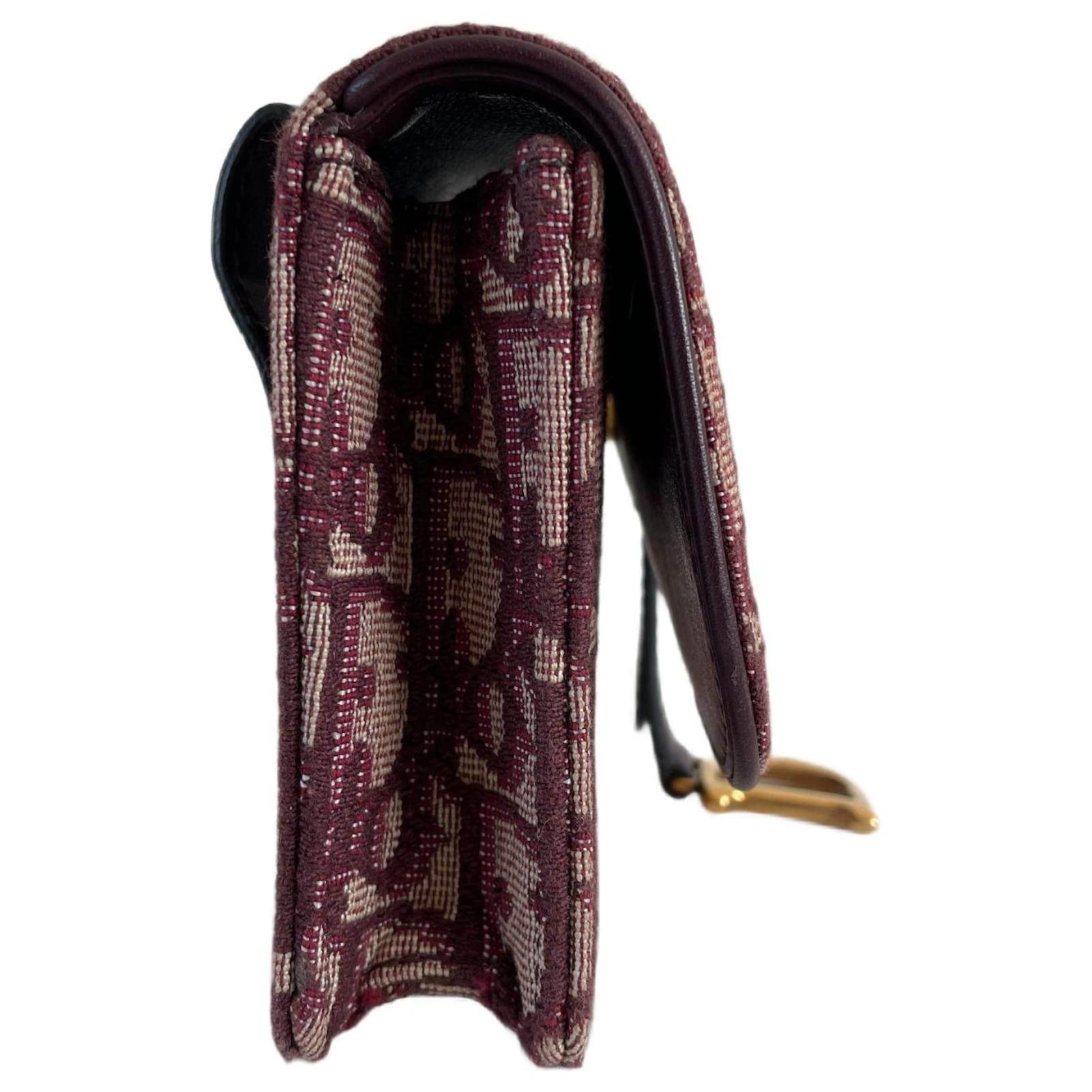 Dior beltbag saddle fannypack waist bag Red Cotton ref.630608