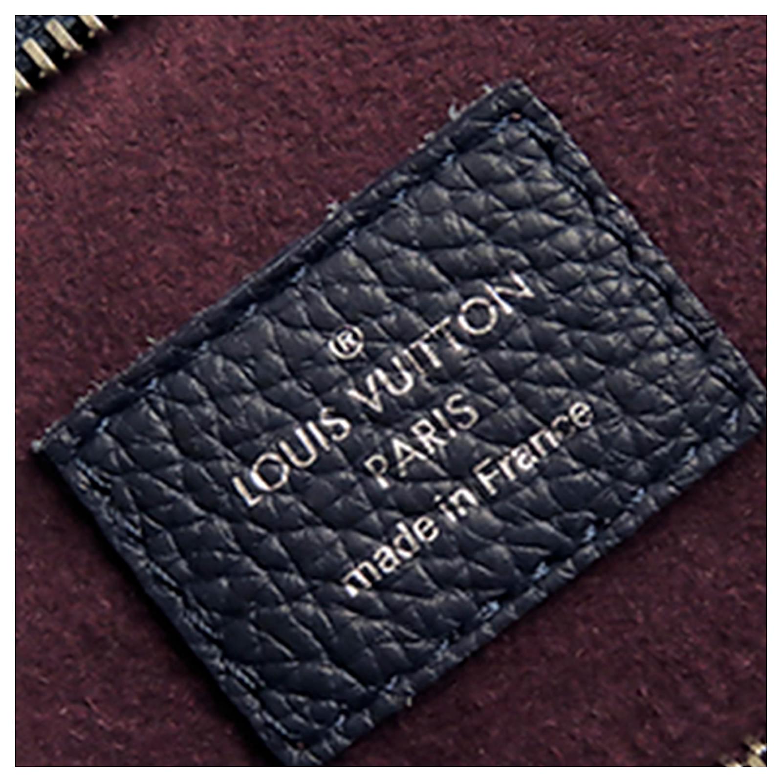 Louis Vuitton Blue Louis Vuitton Freedom Satchel Navy blue Leather  Pony-style calfskin ref.630772 - Joli Closet
