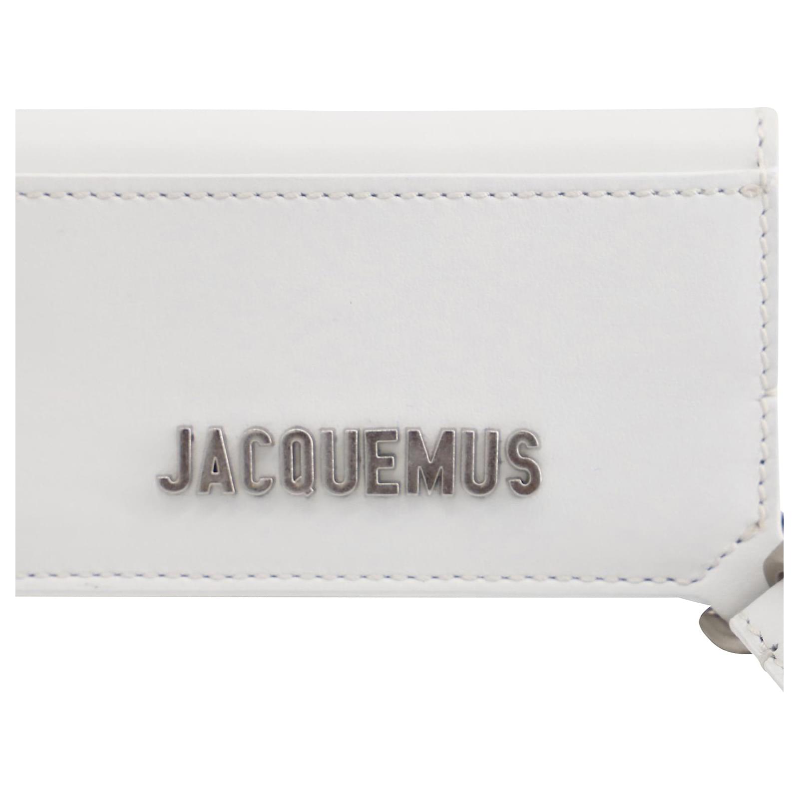 Jacquemus Detachable Card Holder in White Leather ref.631067 - Joli Closet