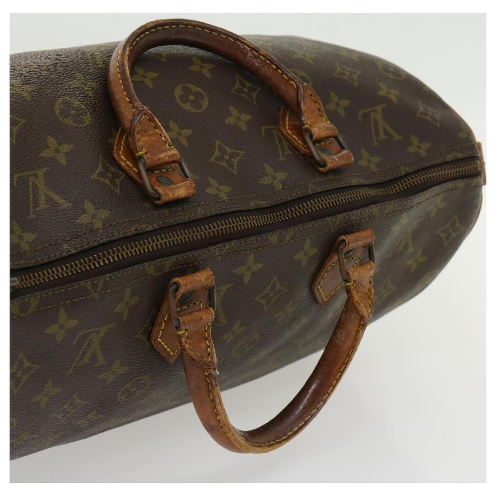 Louis Vuitton Monogram Speedy 35 Hand Bag M41524 LV Auth 39804 Cloth  ref.885072 - Joli Closet