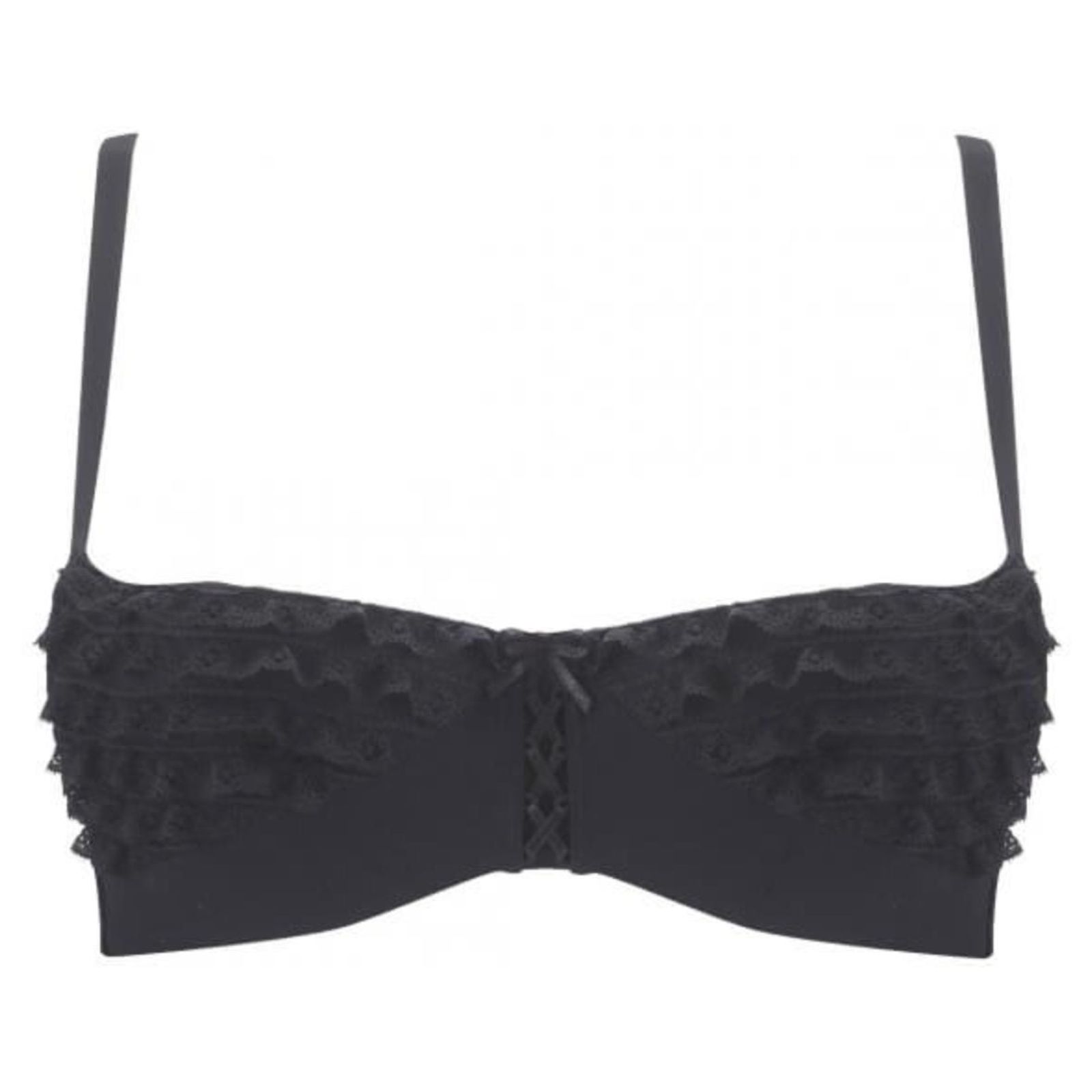 Soutien-gorge Push-up Chantal Thomass - Modèle Illusion 85C - Rayures Et Fleurs