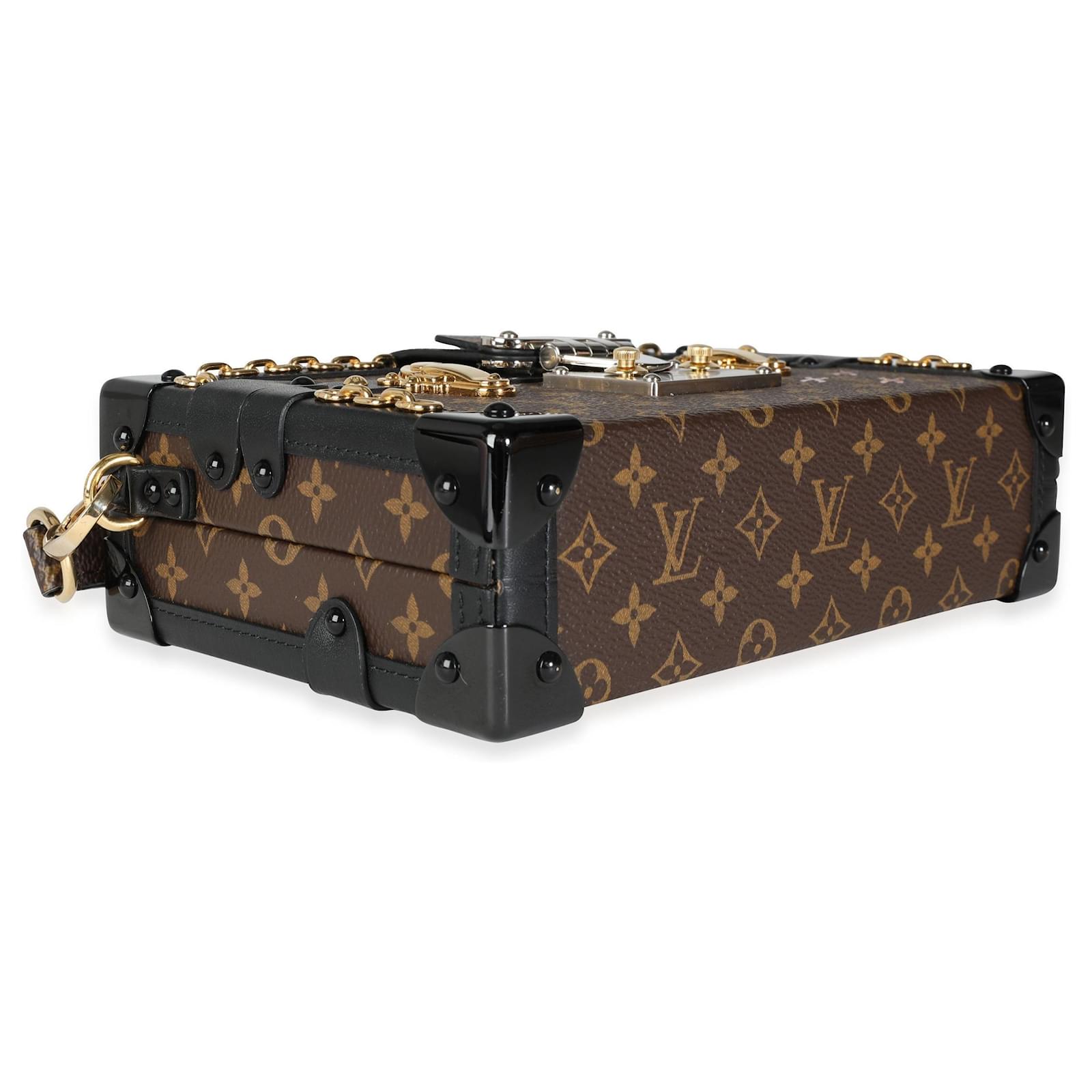 Louis Vuitton Monogram Canvas Chain Detail Petite Malle