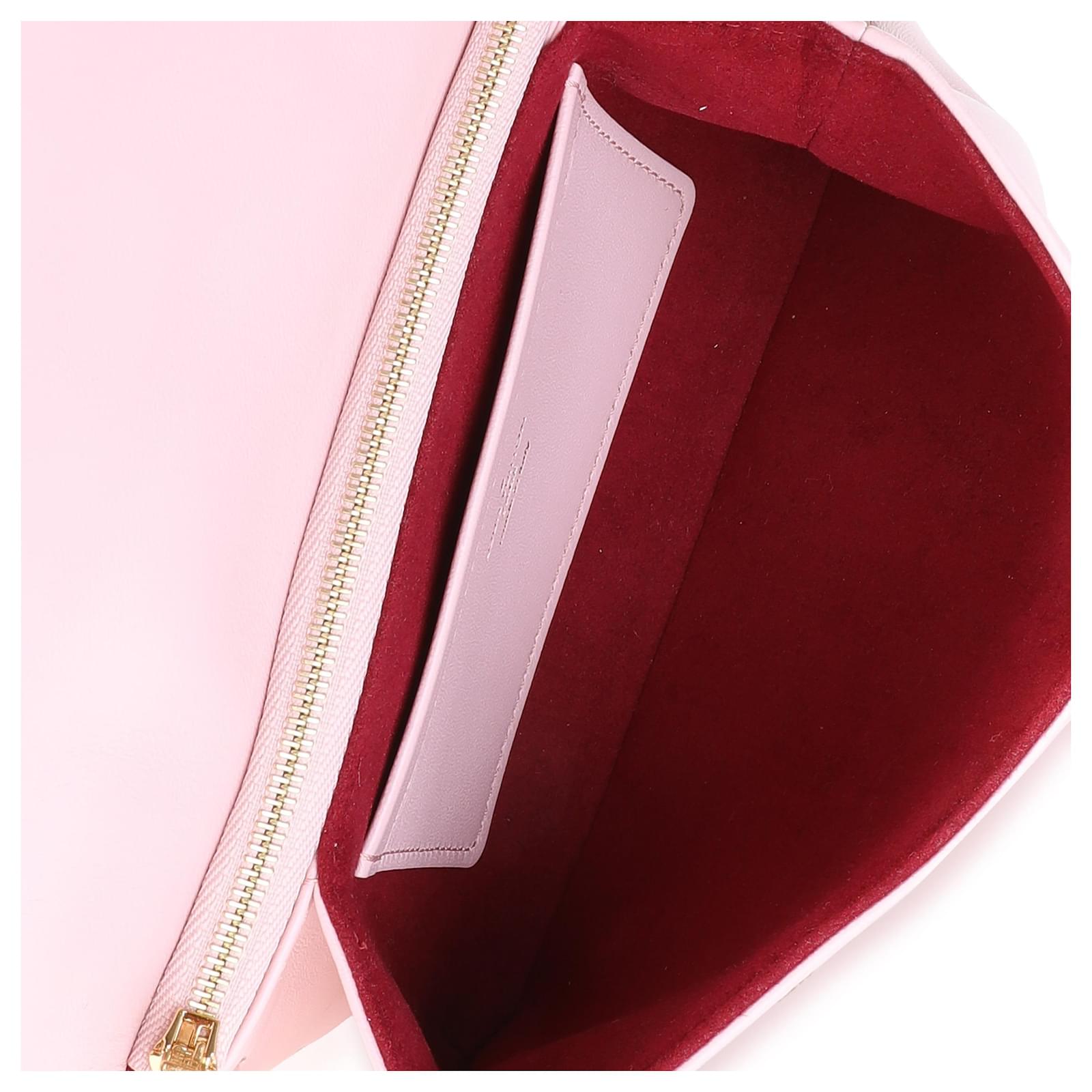 Louis Vuitton Pink Monogram-embossed Puffy Lambskin Leather Pochette Coussin  ref.632482 - Joli Closet