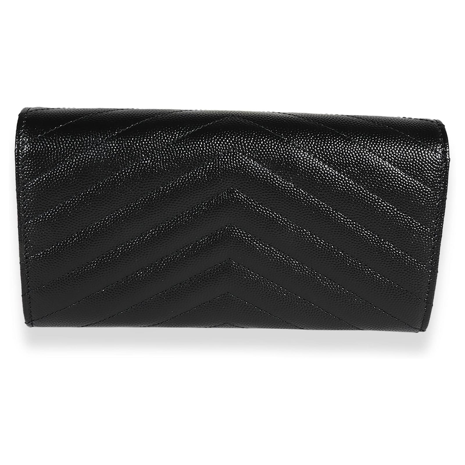 Saint Laurent Cassandre Matelasse Large Flap Wallet