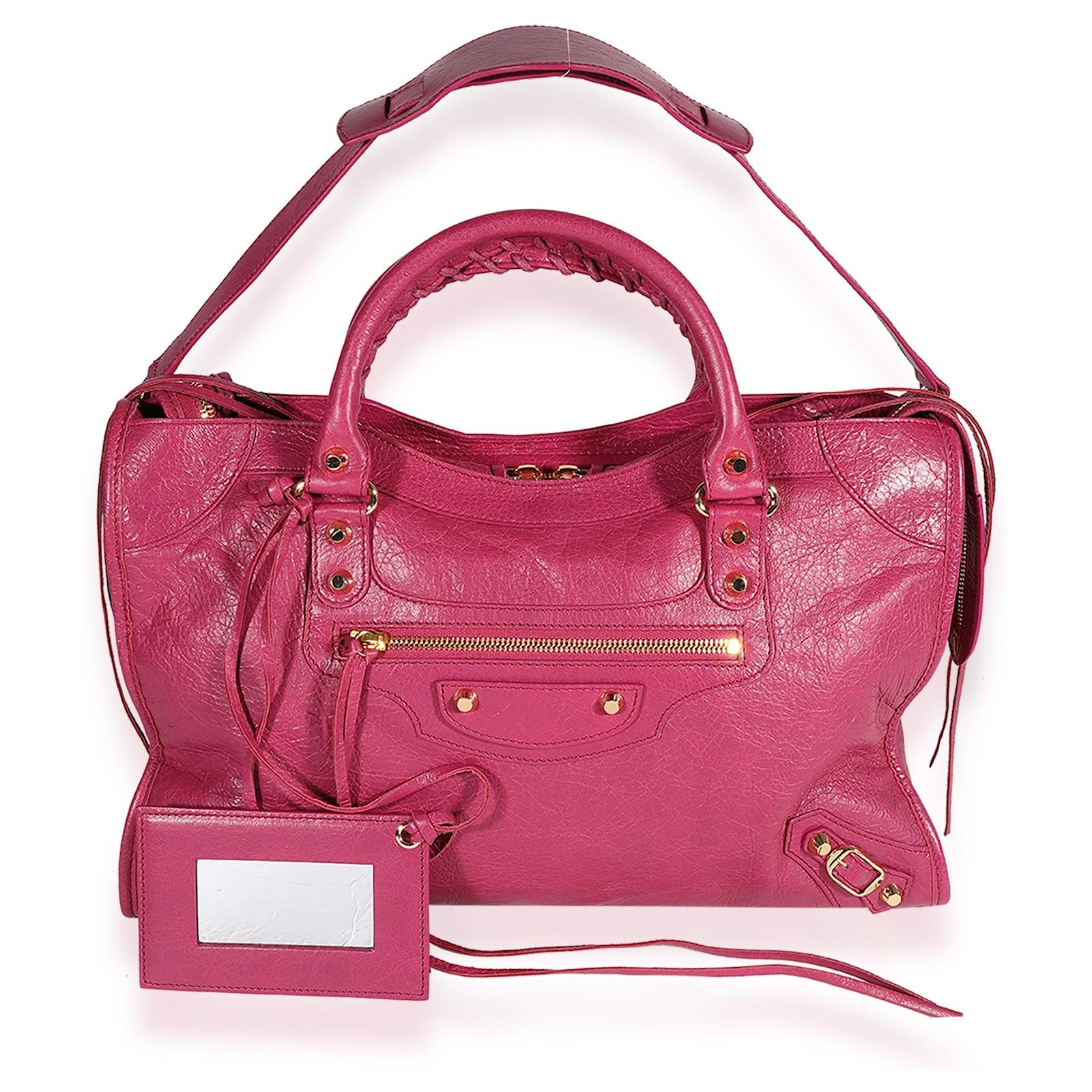 møde begå Uskyldig Balenciaga Rose Dahlia Lambskin Classic City Bag Pink Leather ref.632667 -  Joli Closet