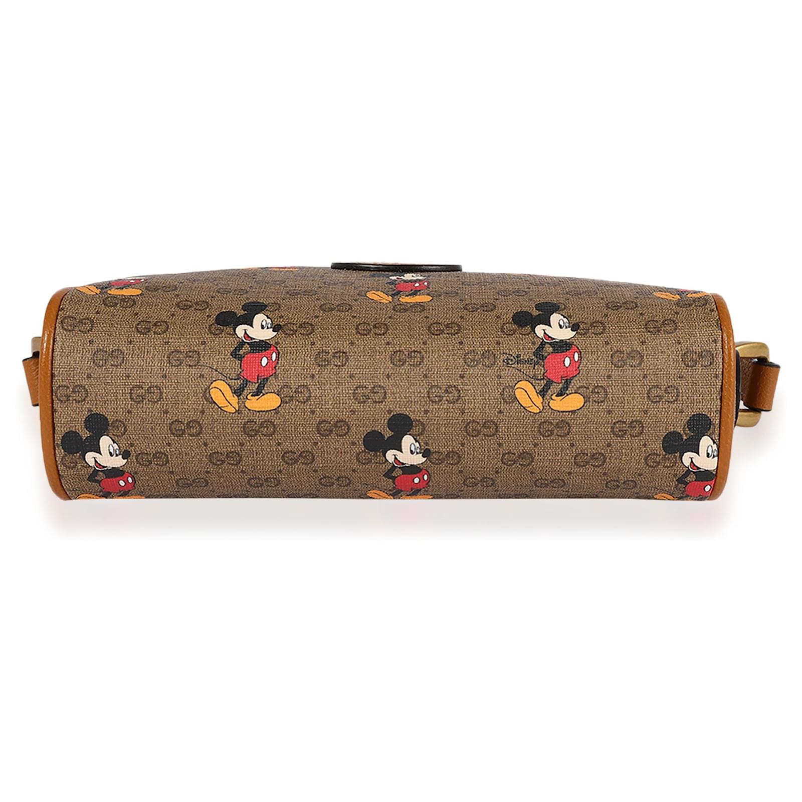 Gucci x DISNEY Vintage Mini GG Supreme Mickey Mouse Backpack - Brown  Backpacks, Handbags - GUC994629