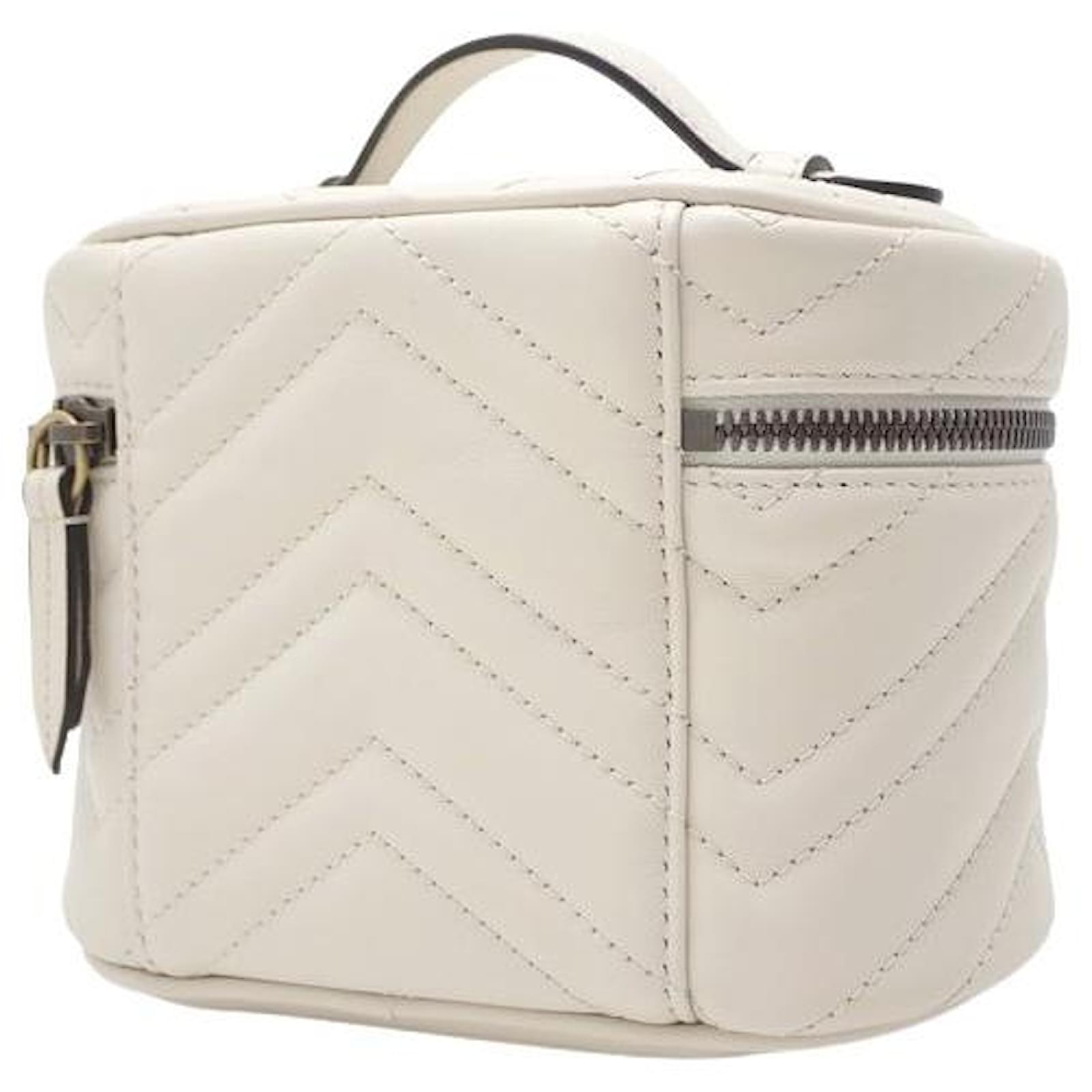 Gucci Handbags White Leather ref.632974 Joli Closet