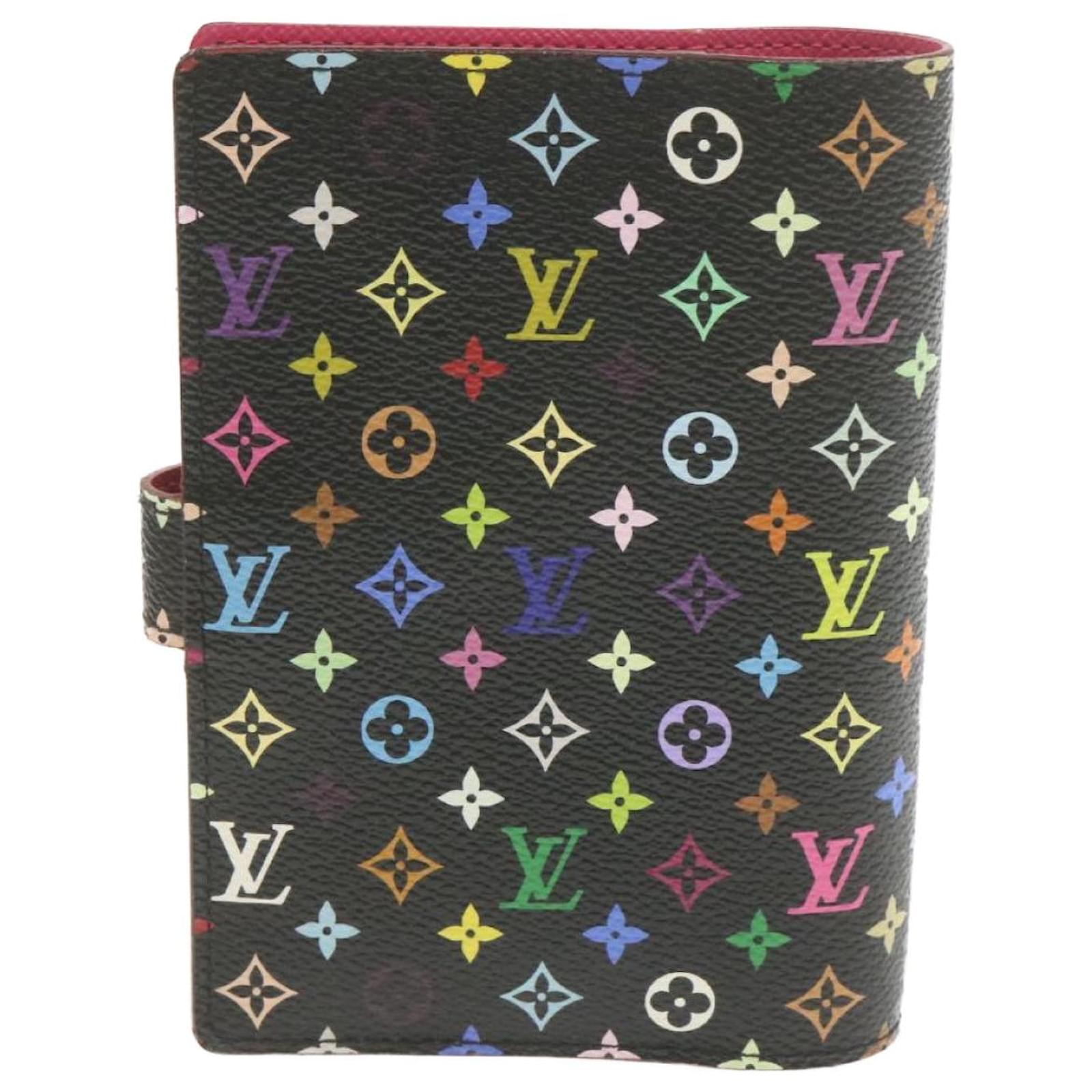 LOUIS VUITTON Monogram Multicolor Agenda PM Day Planner Cover Black R20895  LV Auth am296b ref.633292 - Joli Closet