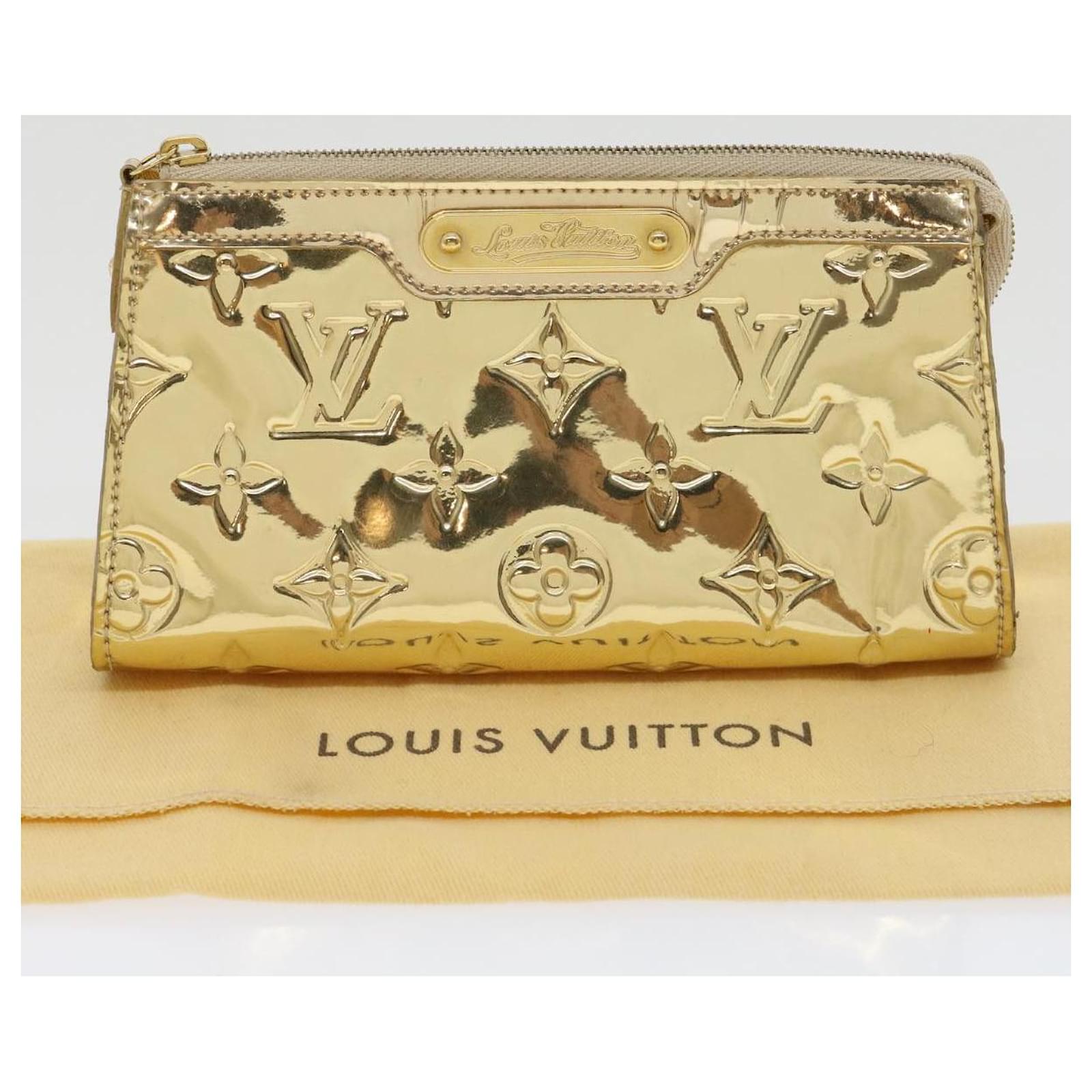 Louis Vuitton Gold Monogram Miroir Trousse Cosmetic Pouch Louis Vuitton