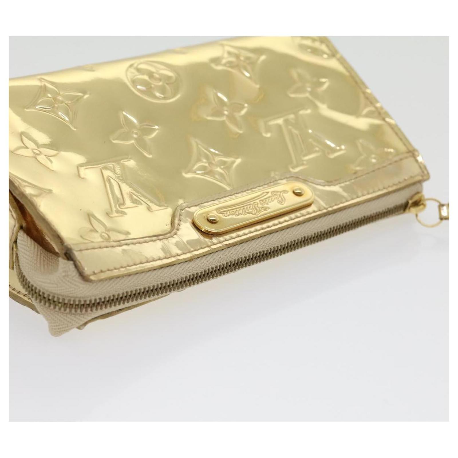 Louis Vuitton Gold Monogram Miroir Trousse Cosmetic Pouch Louis