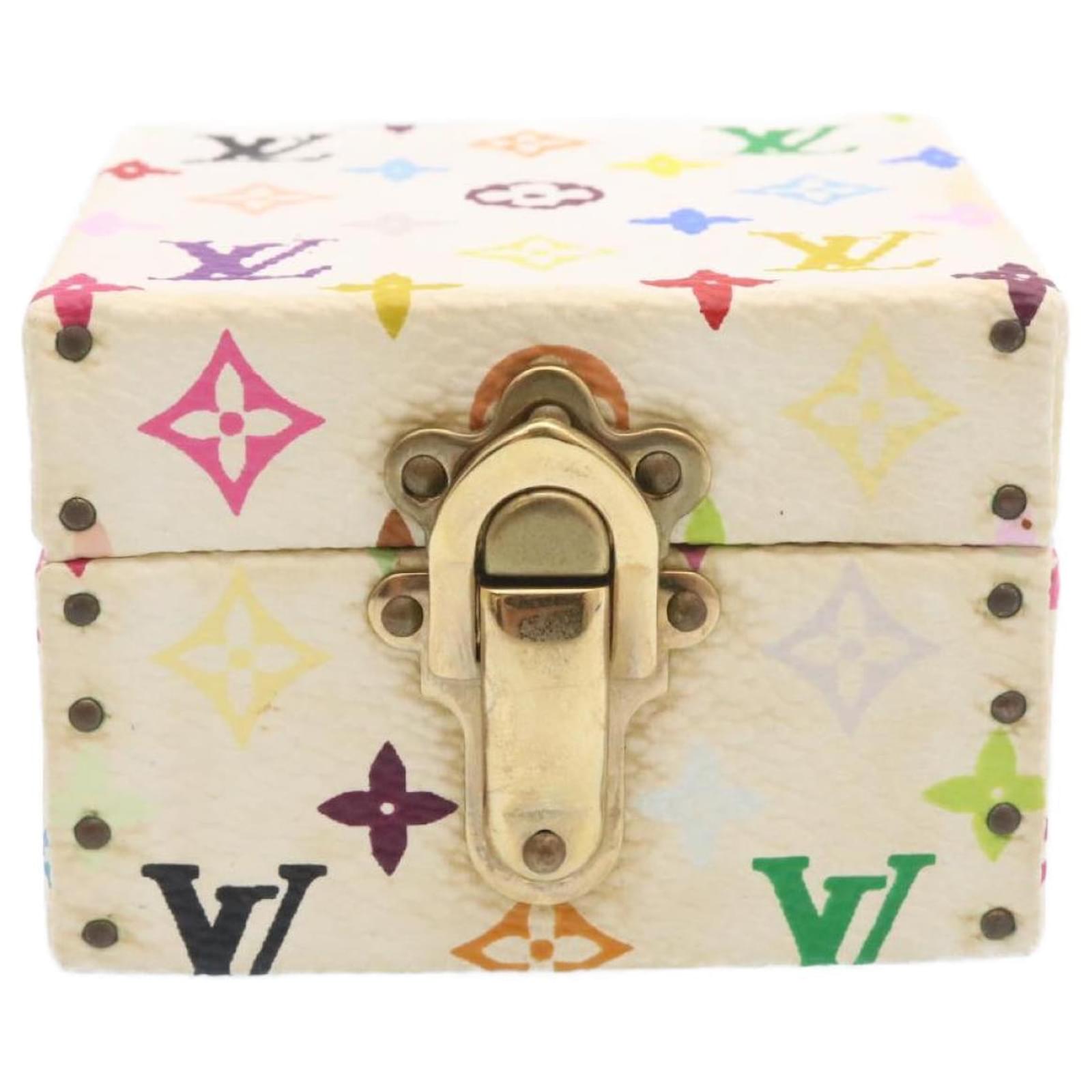 LOUIS VUITTON Monogram Boite Valentin MM Jewelry Box Pink GI0230 LV Auth  37646 Red Cloth ref.843221 - Joli Closet