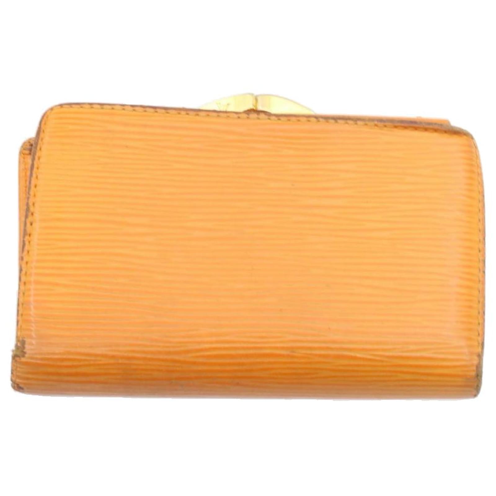 LOUIS VUITTON Monogram Epi Wallet Key Cigarette Case 7Set LV Auth am1739g  Brown Yellow Cloth ref.633712 - Joli Closet