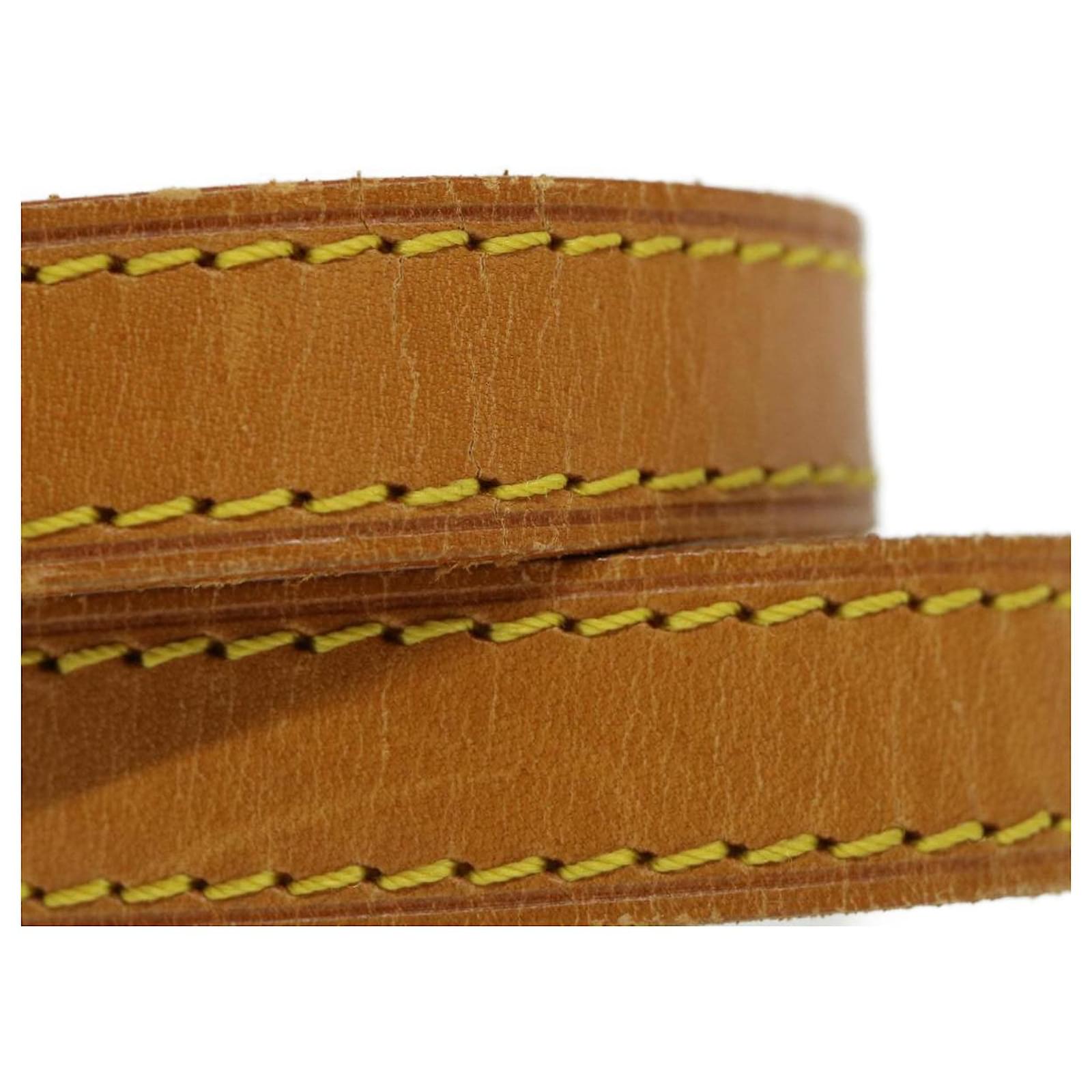 LOUIS VUITTON Nume leather Shoulder Strap Leather 35.8 Beige LV