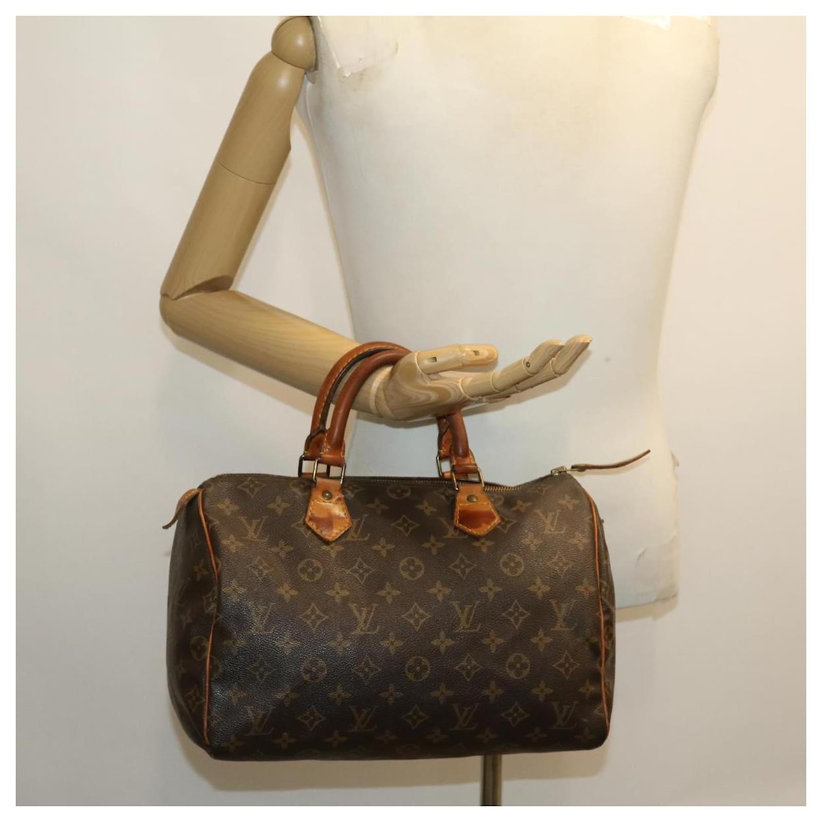 Louis Vuitton Monogram Speedy 30 Hand Bag M41526 LV Auth sy128 Cloth  ref.334930 - Joli Closet