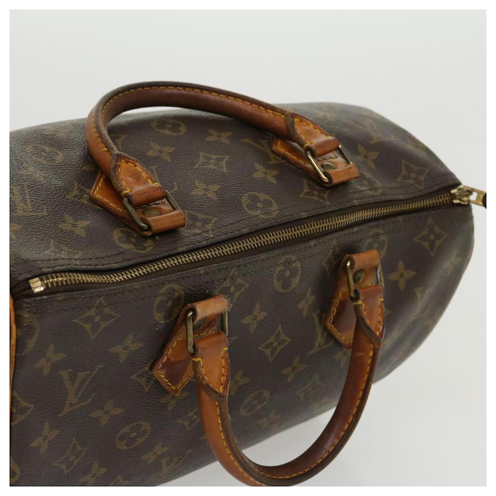 Louis Vuitton Monogram Speedy 30 Hand Bag M41526 LV Auth sy128 Cloth  ref.334930 - Joli Closet