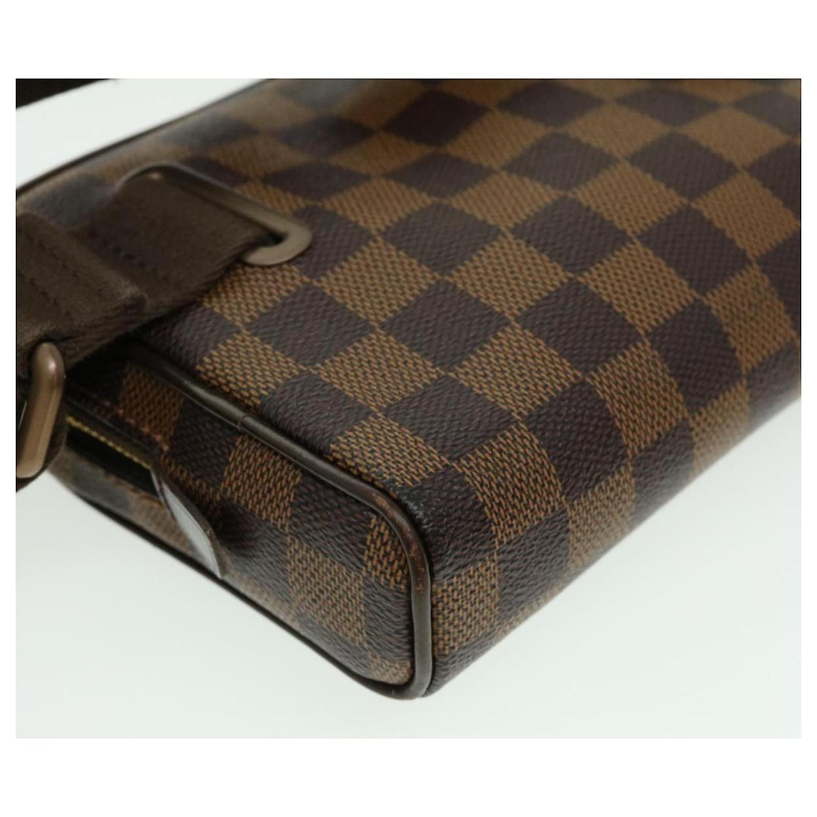 LOUIS VUITTON Damier Ebene Bum Bag Brooklyn Waist Pouch N41101 LV Auth  am2641g ref.635110 - Joli Closet