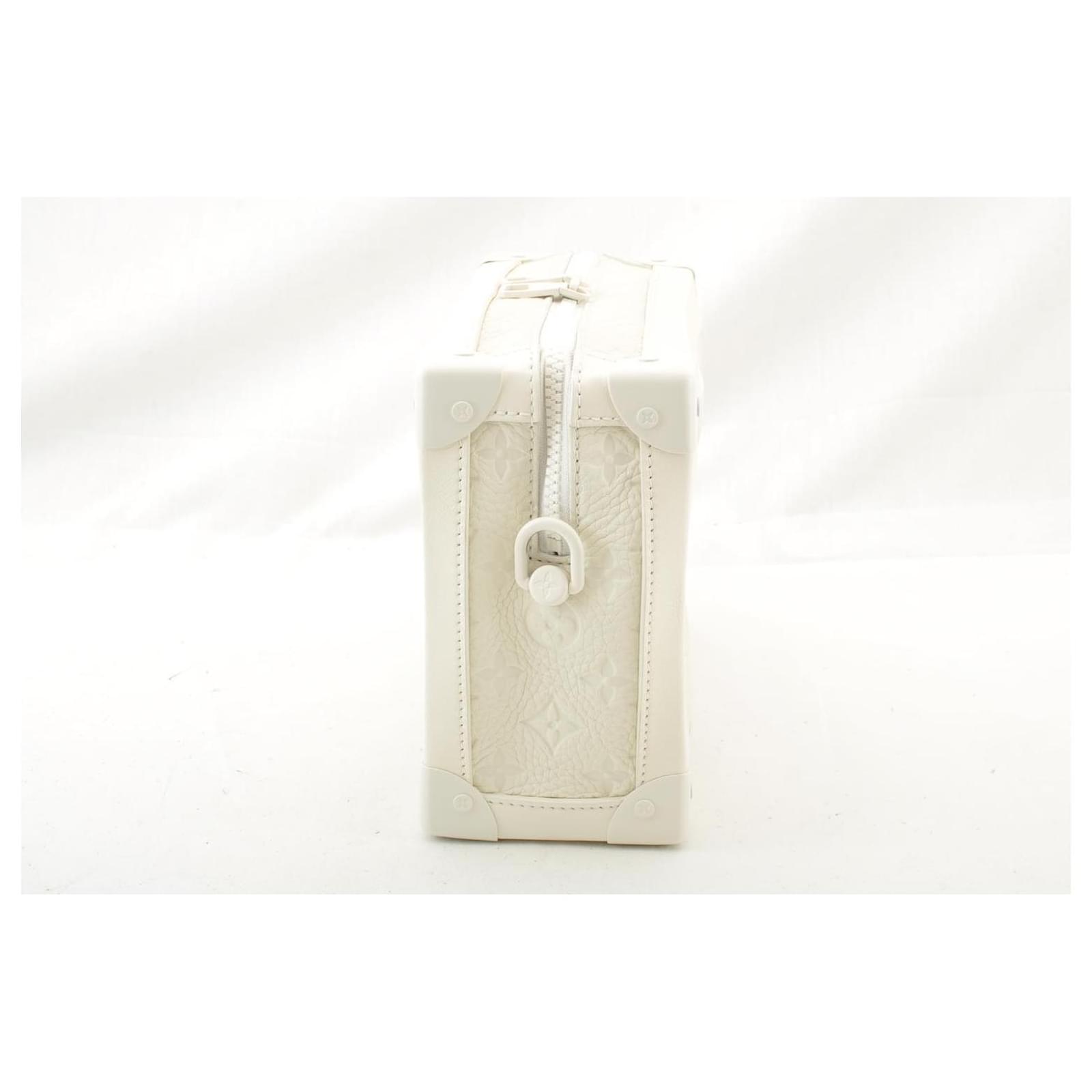 Louis Vuitton Virgil Soft Trunk Crossbody Bag M53287 White Purse Box Auth LV  New