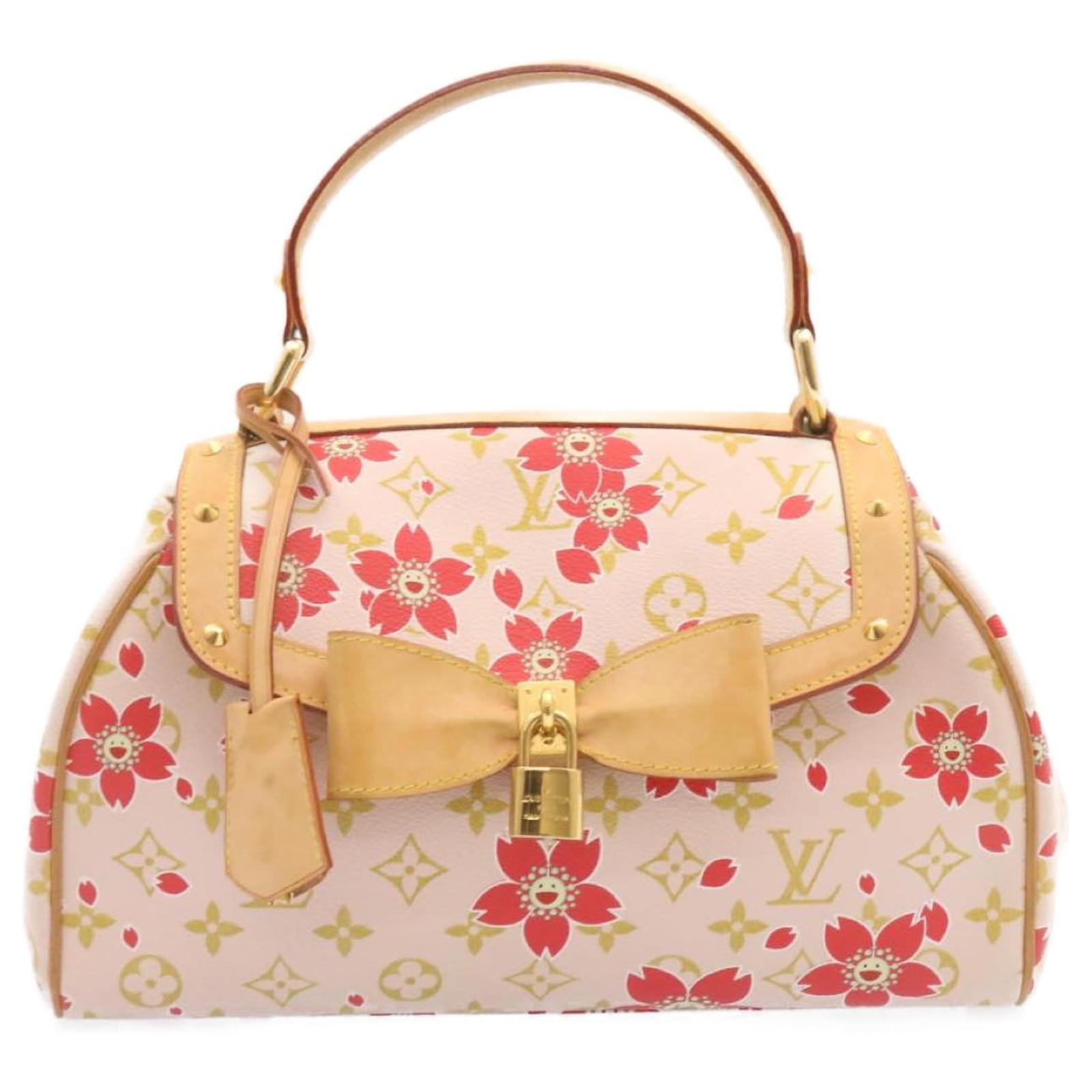Louis Vuitton Limited Edition Cherry Blossom Sac Retro Satchel