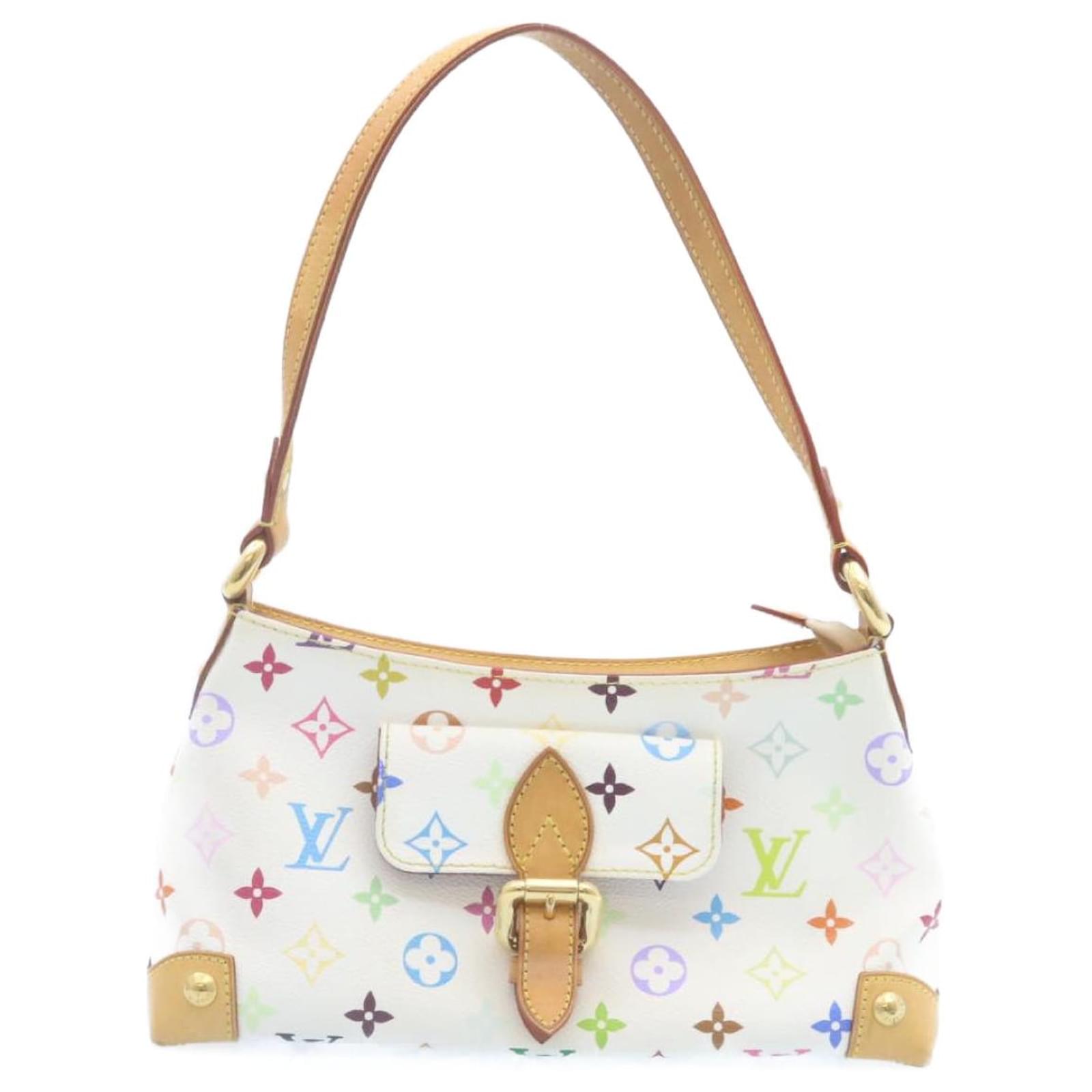 Louis Vuitton White Multicolor Monogram Eliza Shoulder Bag For