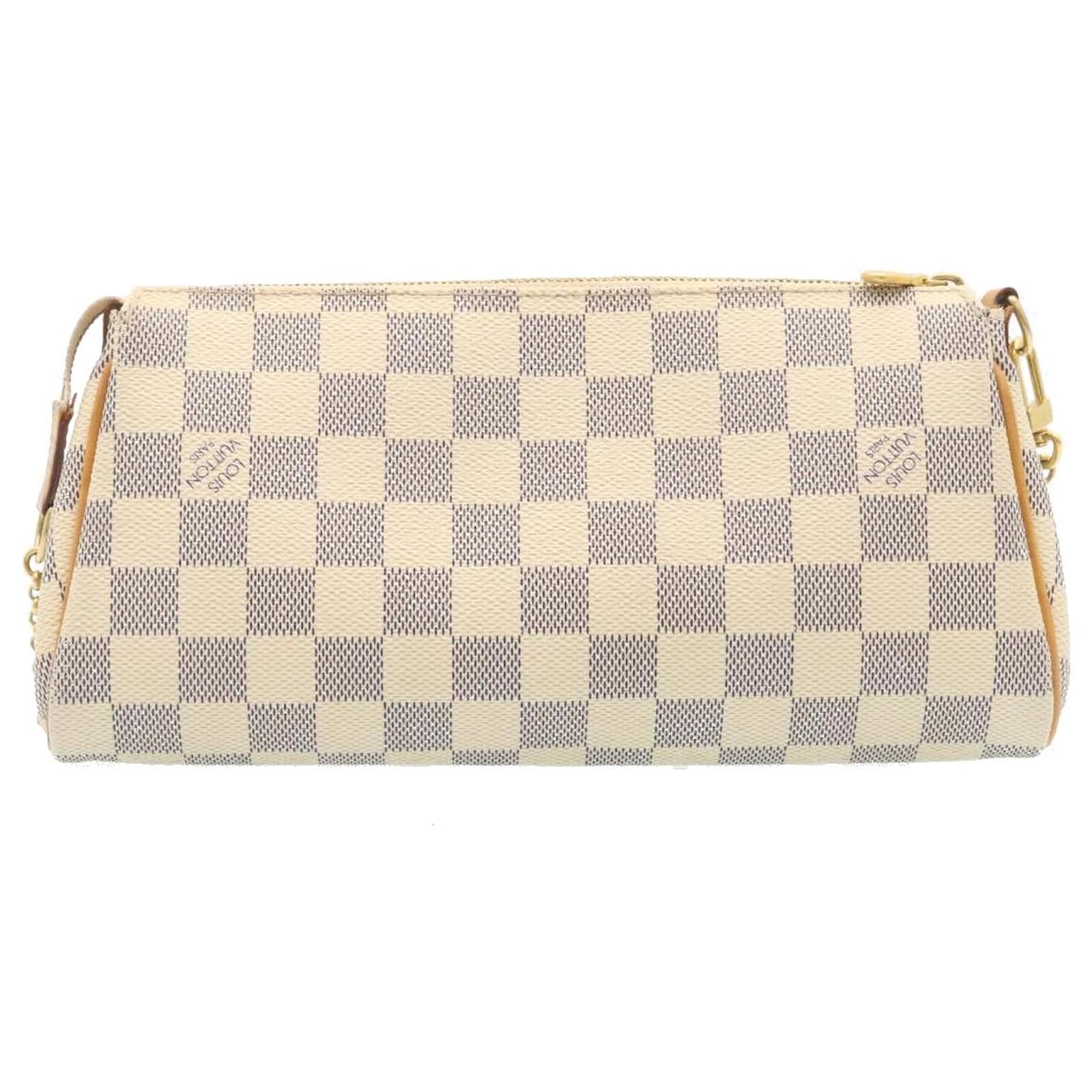 Louis Vuitton Damier Azur Eva 2Way Shoulder Hand Pouch N55214 LV Auth  28962a ref.635951 - Joli Closet