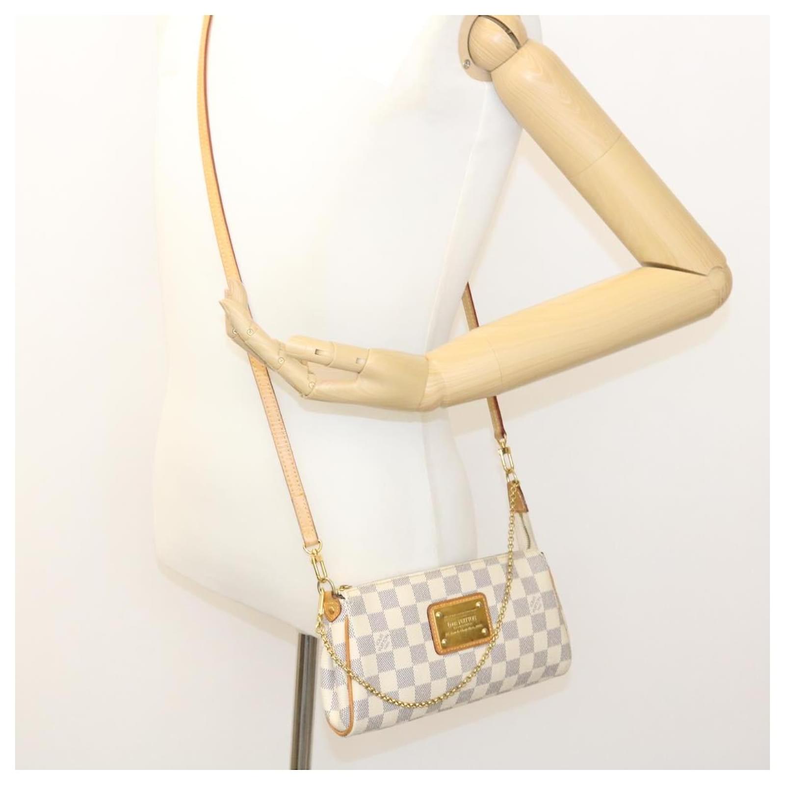 Louis Vuitton Damier Azur Eva 2Way Shoulder Hand Pouch N55214 LV Auth  hk372a ref.636571 - Joli Closet