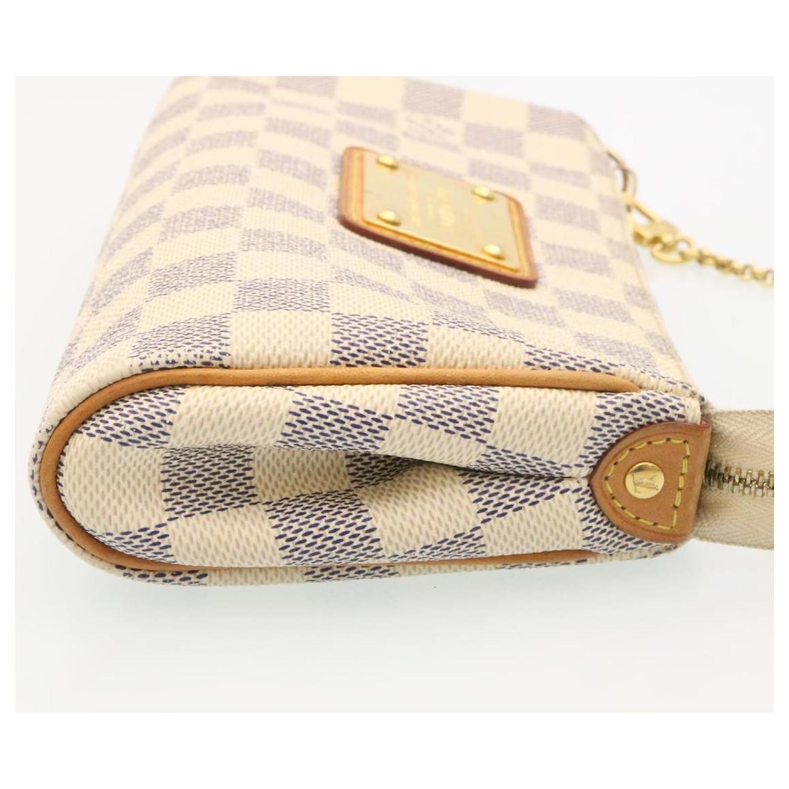 Louis Vuitton Damier Azur Eva 2Way Shoulder Hand Pouch N55214 LV Auth  30610a ref.616131 - Joli Closet