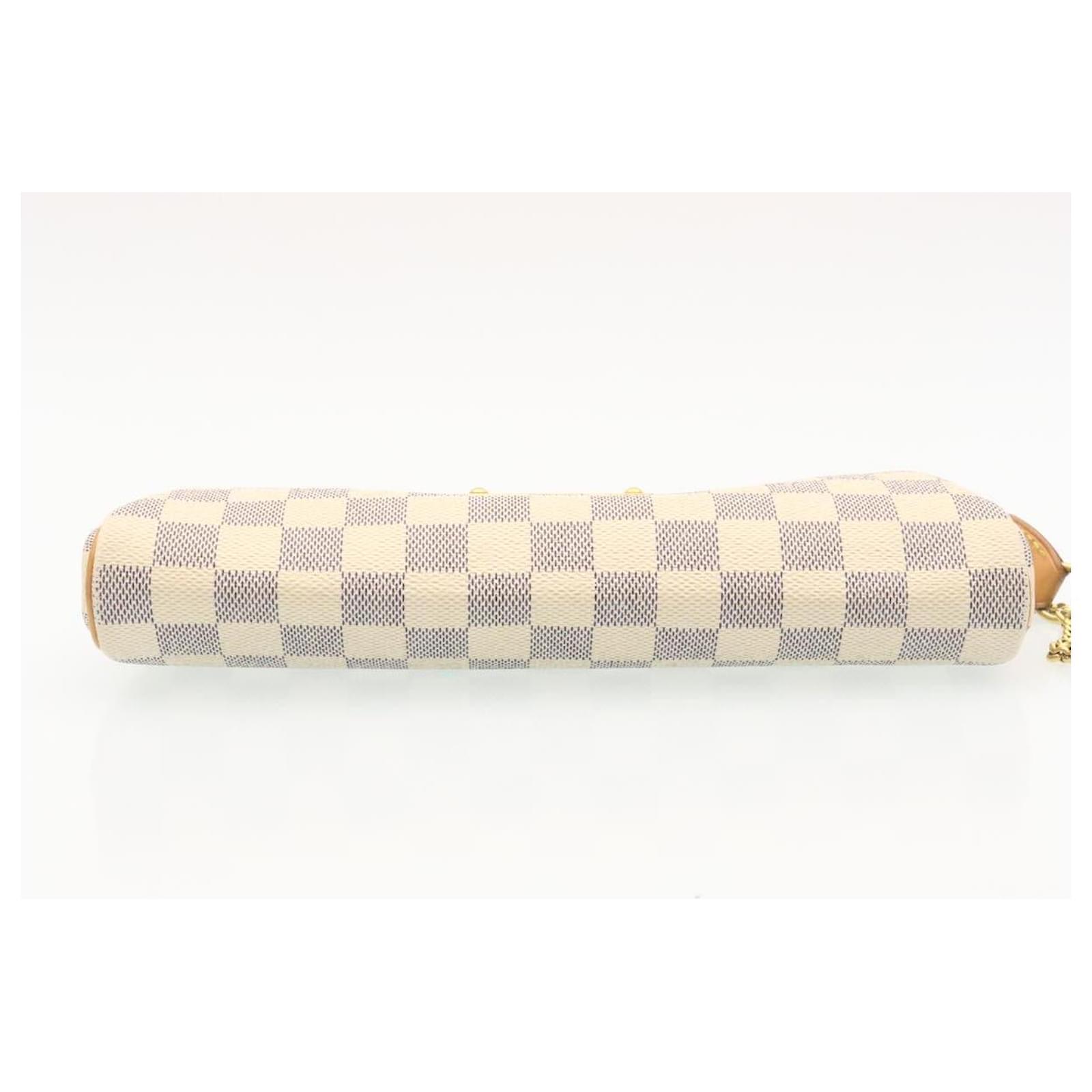 Louis Vuitton Damier Azur Eva 2Way Shoulder Hand Pouch N55214 LV Auth  28962a ref.635951 - Joli Closet