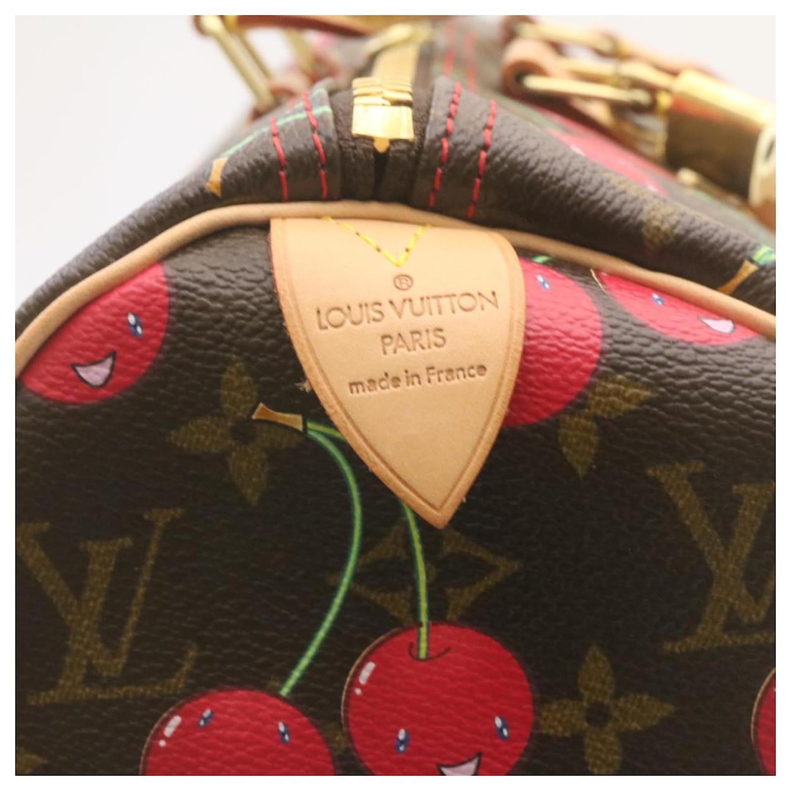 Auth Louis Vuitton Cherry 🍒 Monogram Keepall 45!