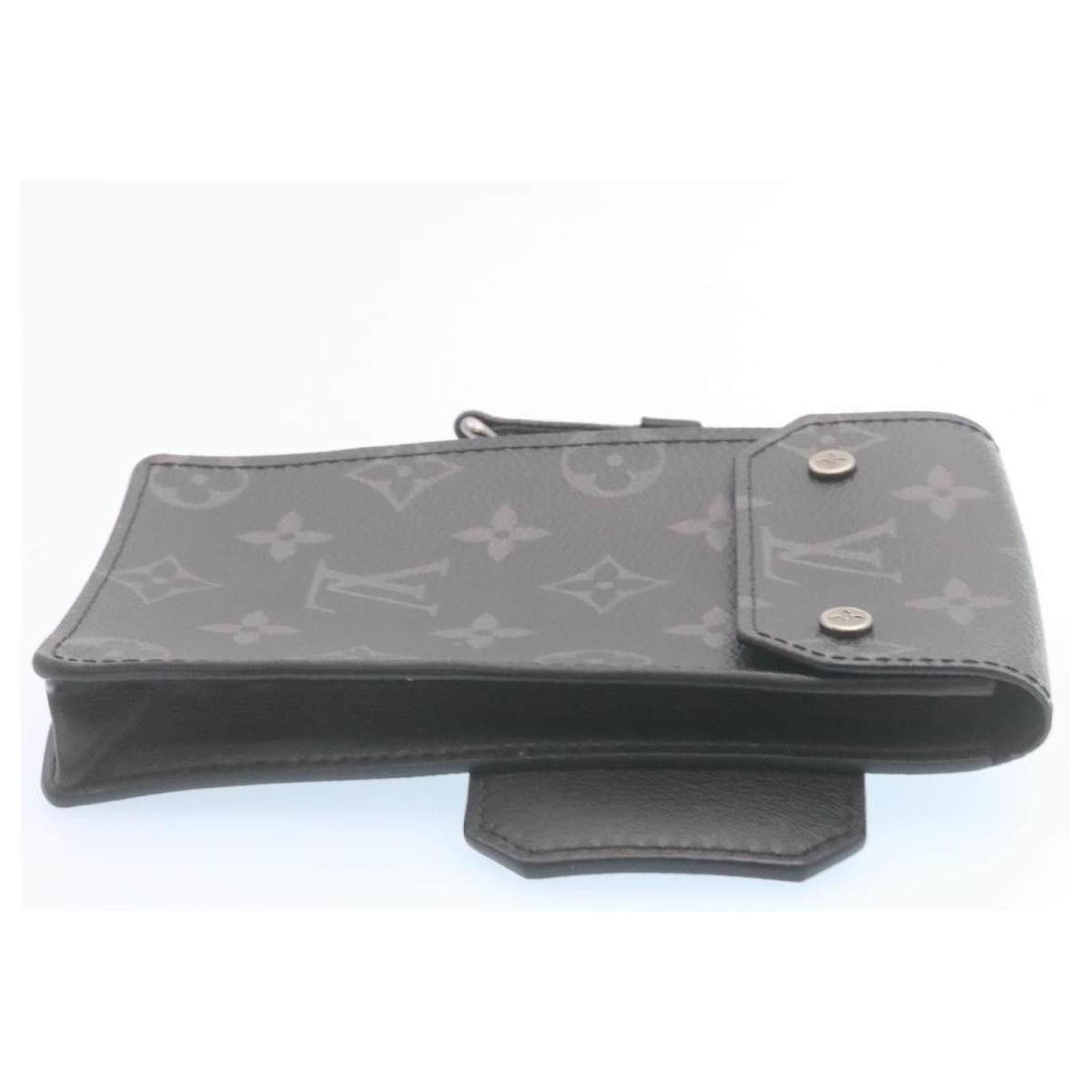 Louis Vuitton Utility Belt Monogram Eclipse 35MM Black 