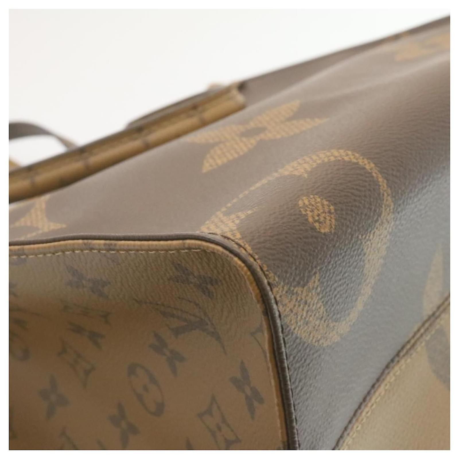 LOUIS VUITTON Monogram Reverse Giant On The Go MM Tote Bag M45321 LV Auth  29088 Cloth ref.533098 - Joli Closet