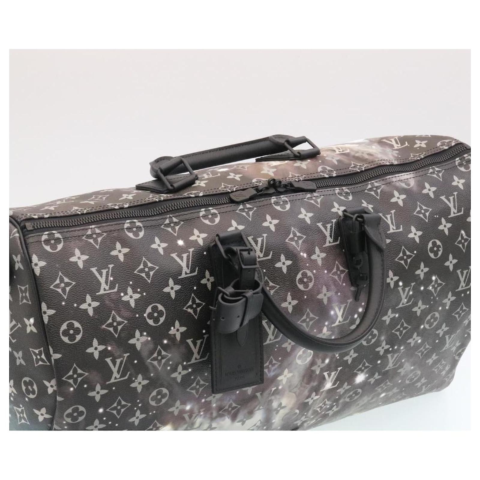 LOUIS VUITTON Monogram Galaxy Keepall Bandouliere 50 Boston M44166