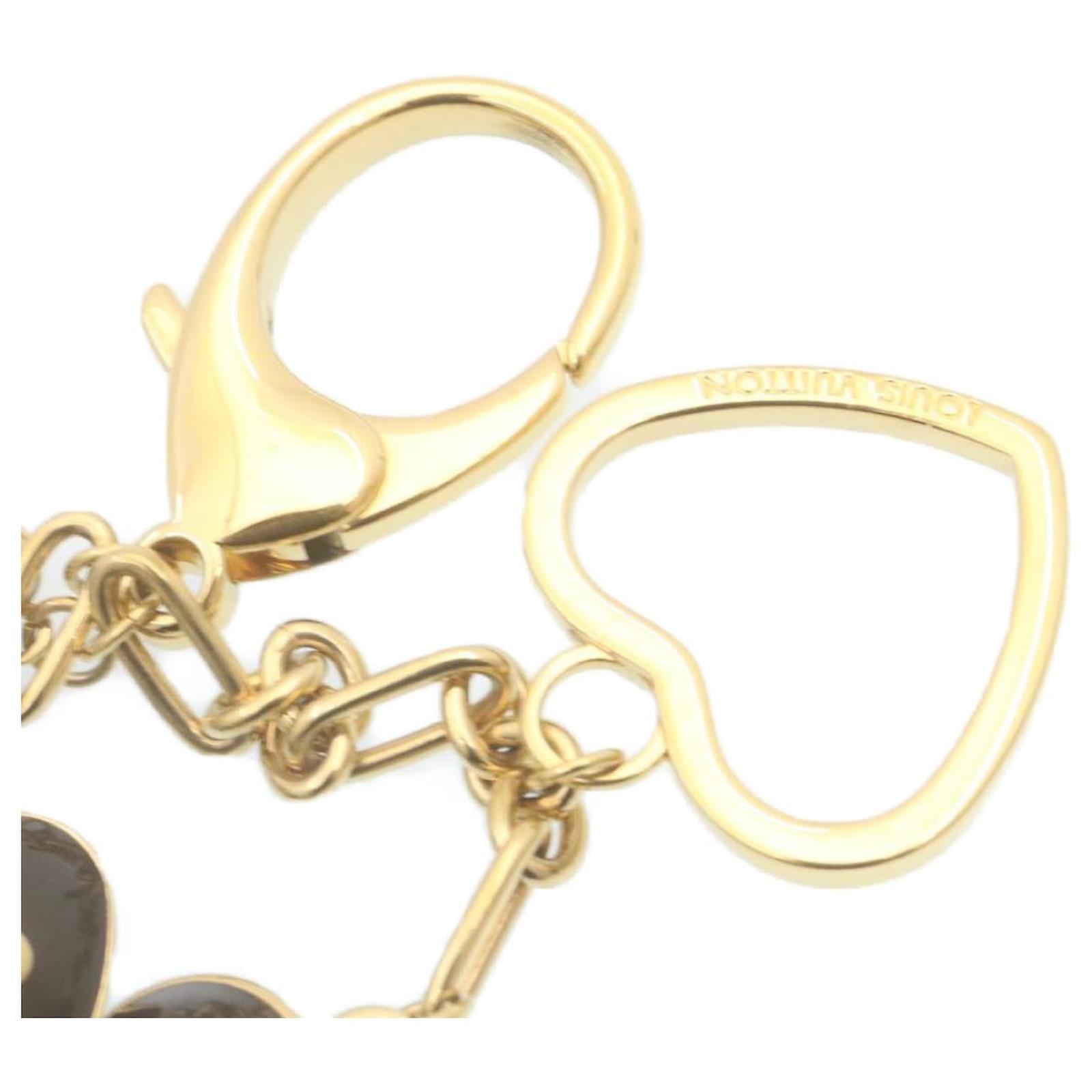 LOUIS VUITTON Bijoux Sac Coeur Heart Charm M65757 Gold Amarante LV Auth  ki1591 Golden Metal ref.636021 - Joli Closet