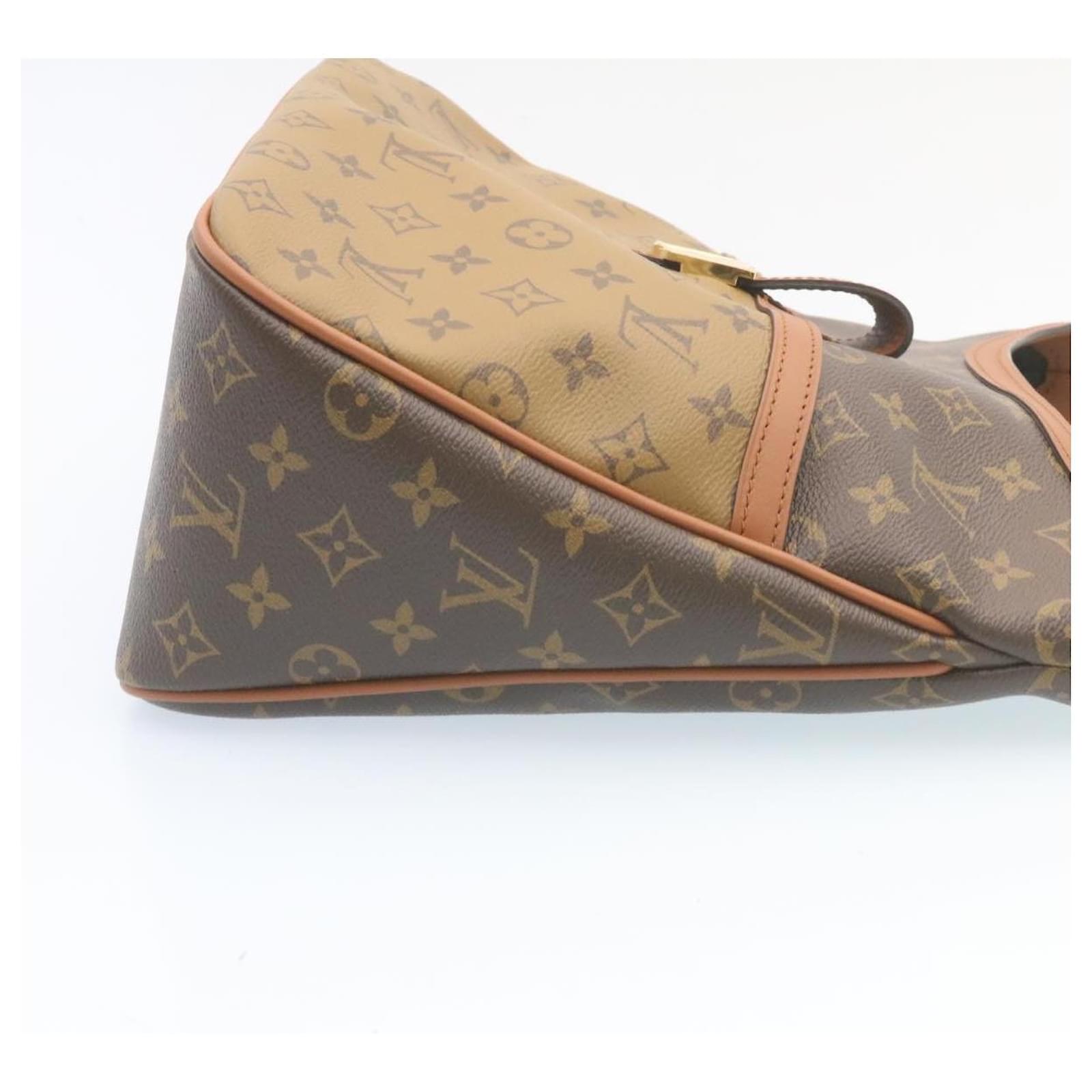 LOUIS VUITTON Women's Dauphine Hobo Leather in Brown