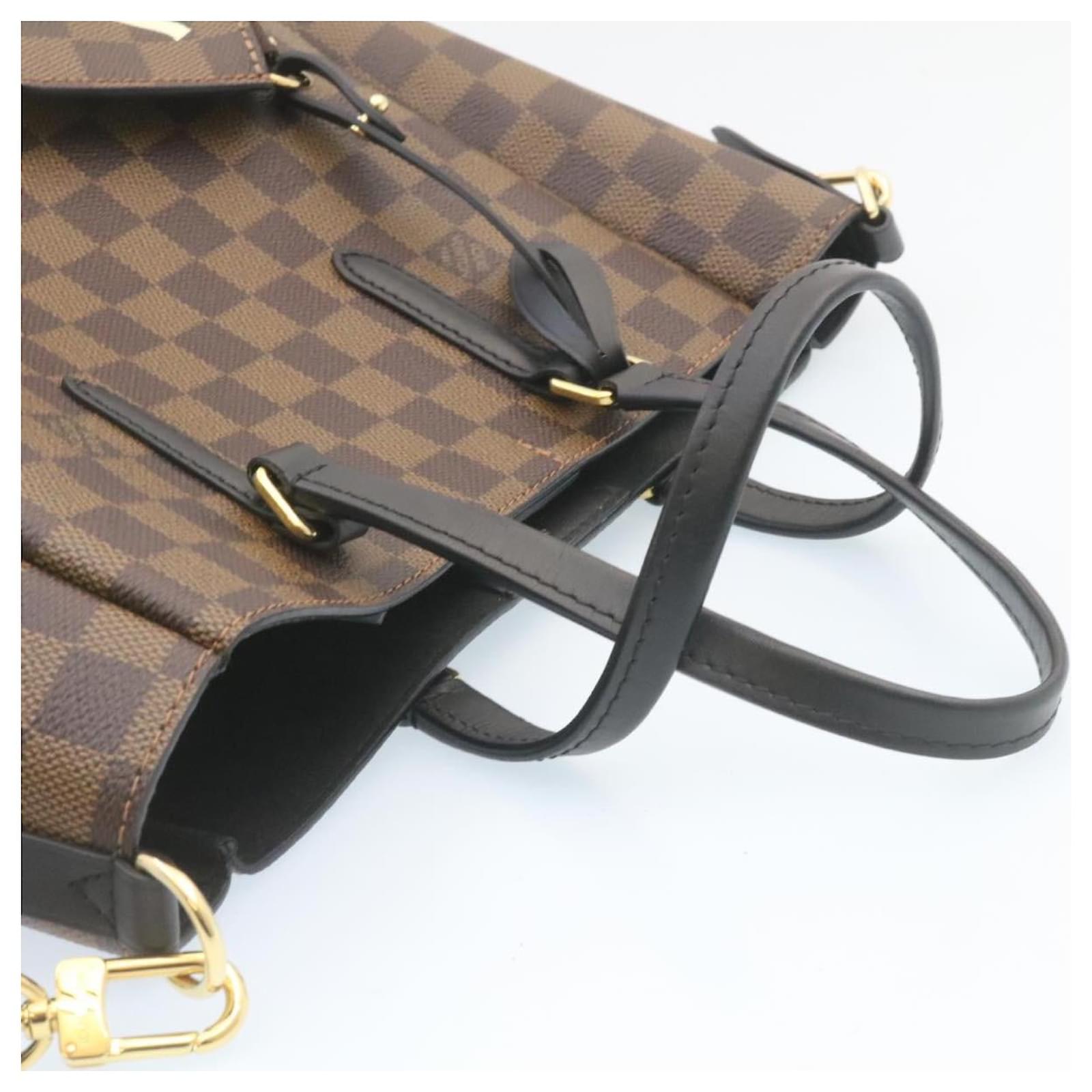 Handbags Louis Vuitton Louis Vuitton Damier Ebene Belmont NV Bb 2way Hand Bag N60348 LV Auth 27629a