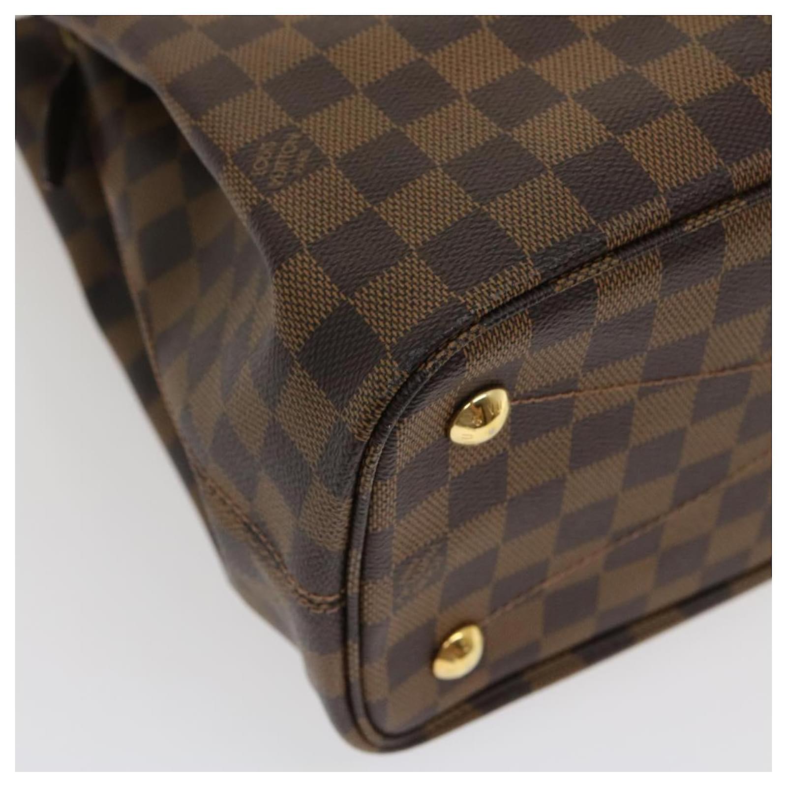 LOUIS VUITTON Damier Ebene Ascot Hand Bag N41273 LV Auth 29546A